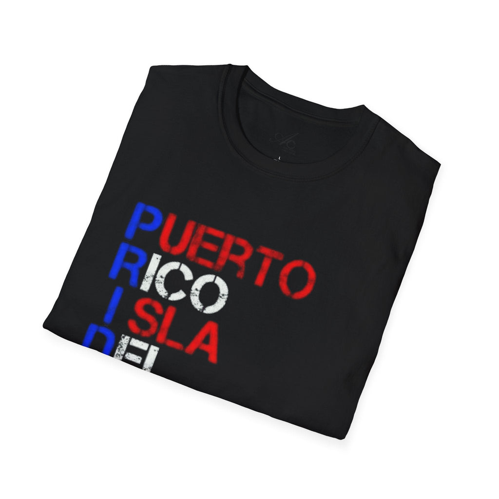 Puerto Rico Pride Tee – LGBTQ+ Unisex Softstyle Shirt for Festivals & Heritage Celebrations - Metamorphosis Creations