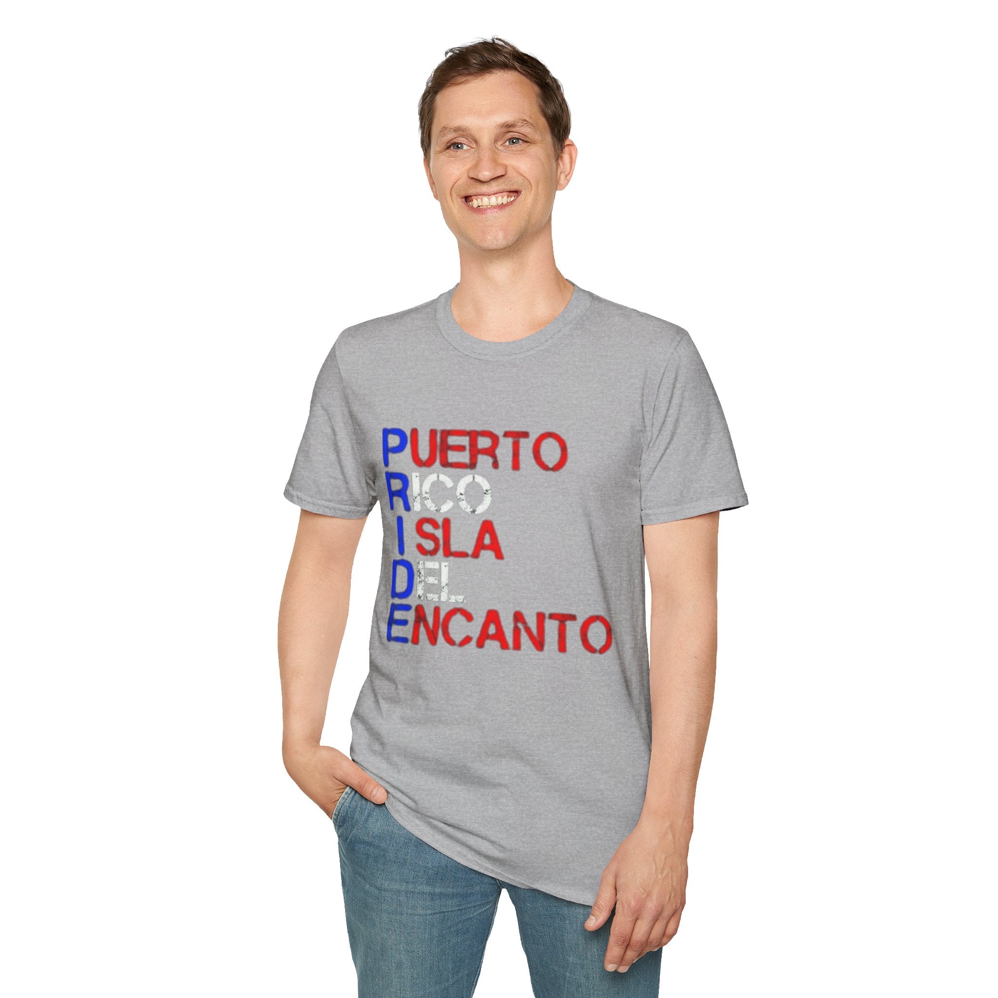 Puerto Rico Pride Tee – LGBTQ+ Unisex Softstyle Shirt for Festivals & Heritage Celebrations - Metamorphosis Creations