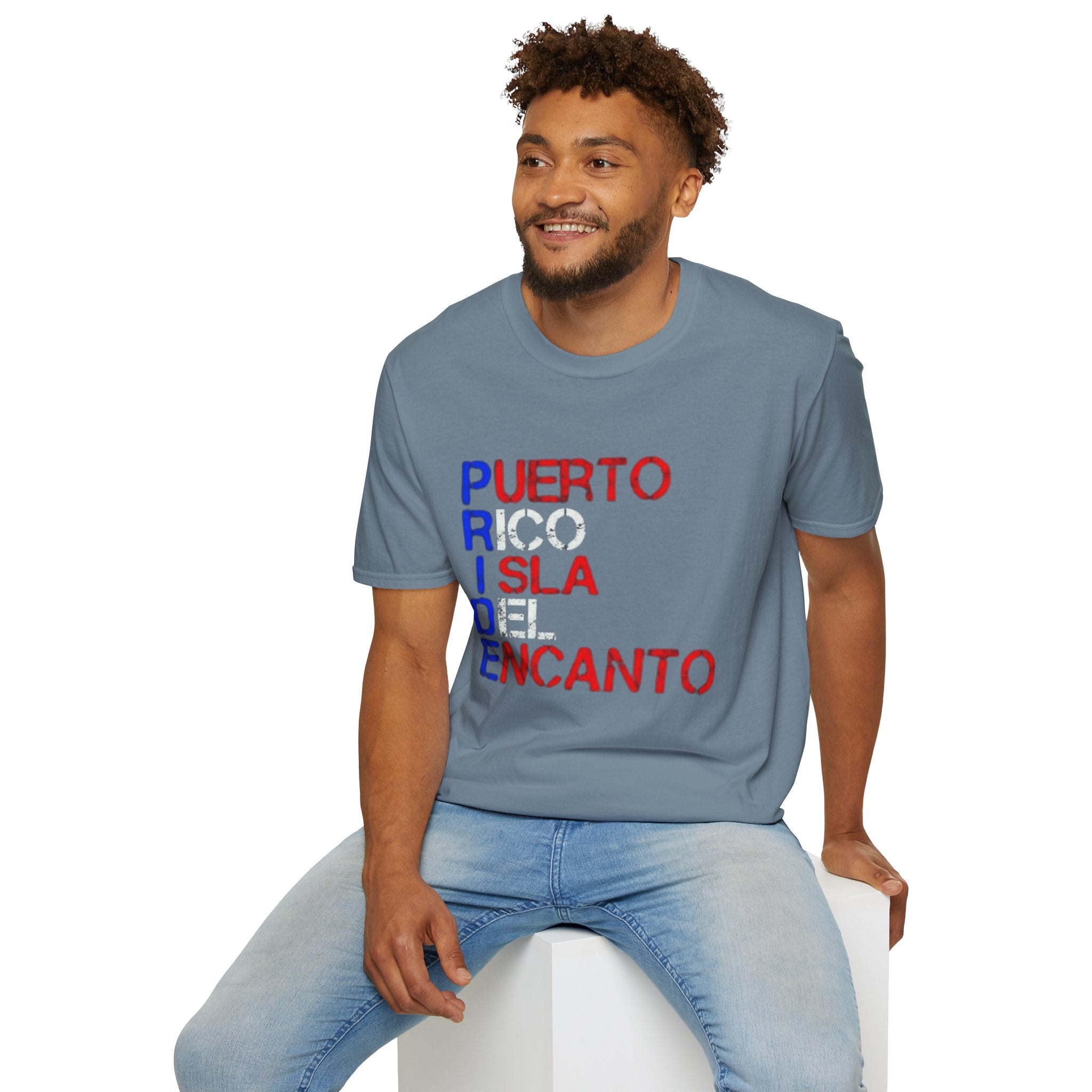 Puerto Rico Pride Tee – LGBTQ+ Unisex Softstyle Shirt for Festivals & Heritage Celebrations - Metamorphosis Creations