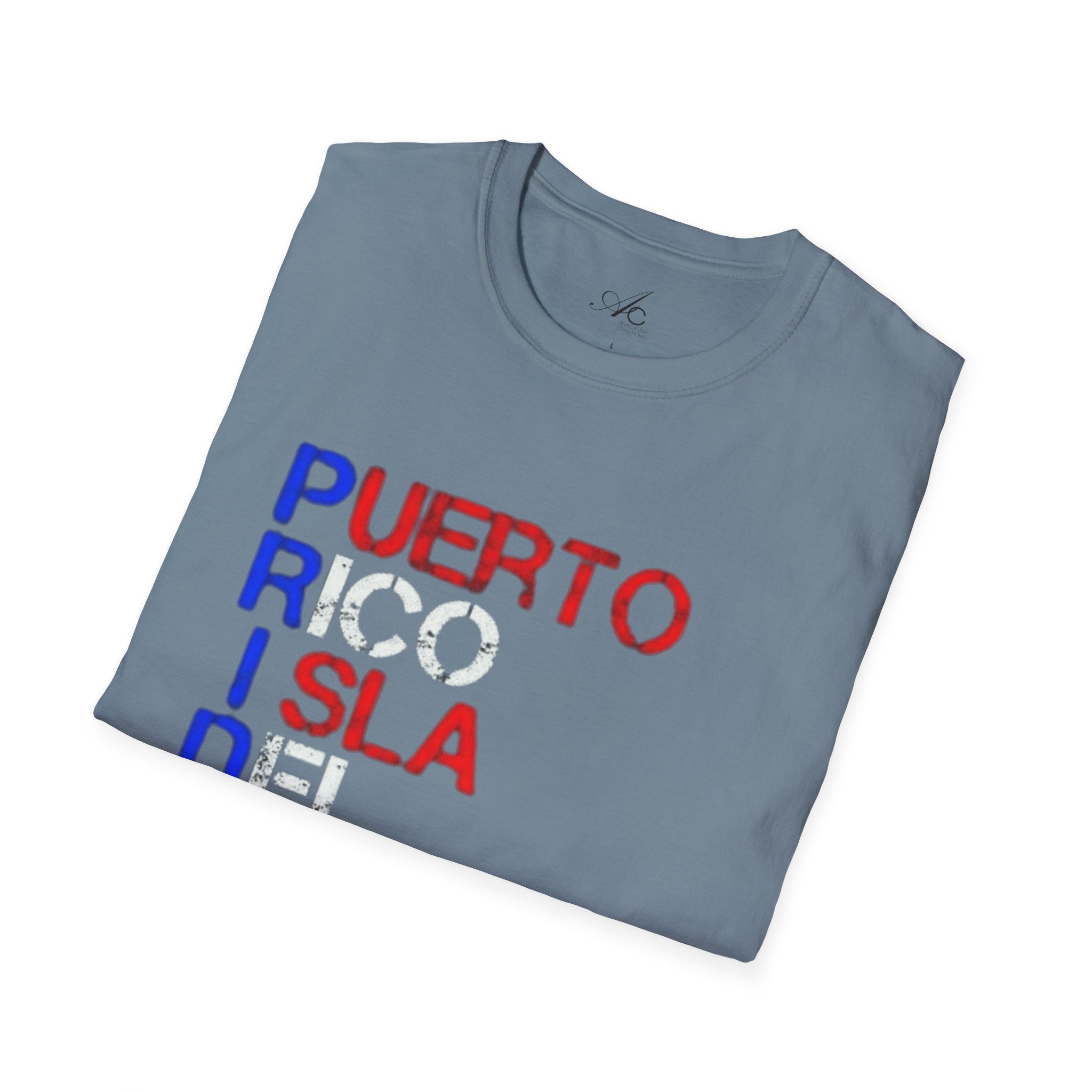 Puerto Rico Pride Tee – LGBTQ+ Unisex Softstyle Shirt for Festivals & Heritage Celebrations - Metamorphosis Creations