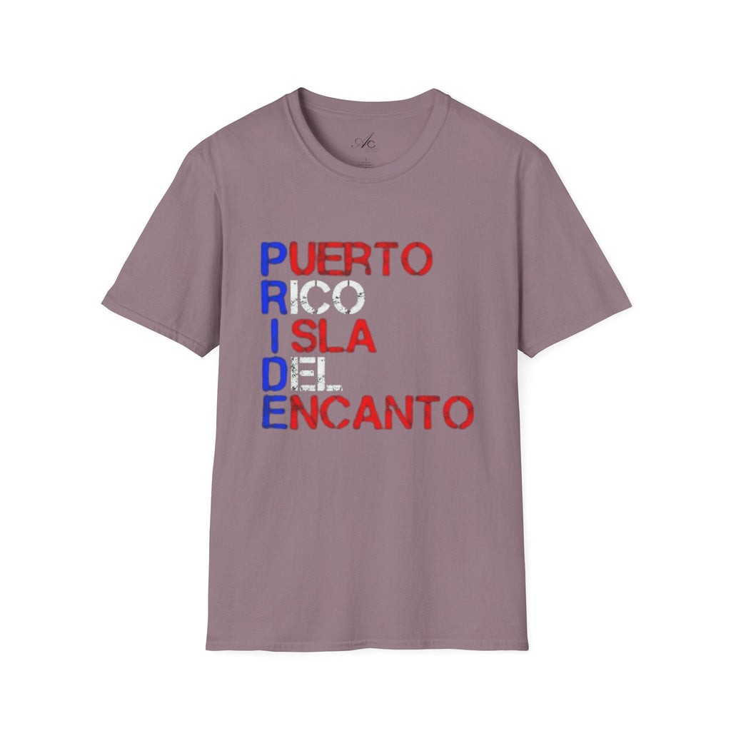 Puerto Rico Pride Tee – LGBTQ+ Unisex Softstyle Shirt for Festivals & Heritage Celebrations - Metamorphosis Creations