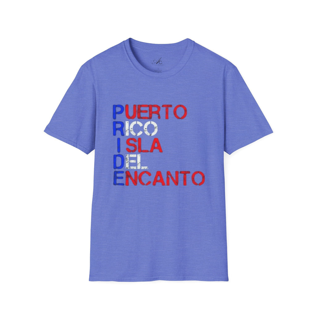 Puerto Rico Pride Tee – LGBTQ+ Unisex Softstyle Shirt for Festivals & Heritage Celebrations - Metamorphosis Creations