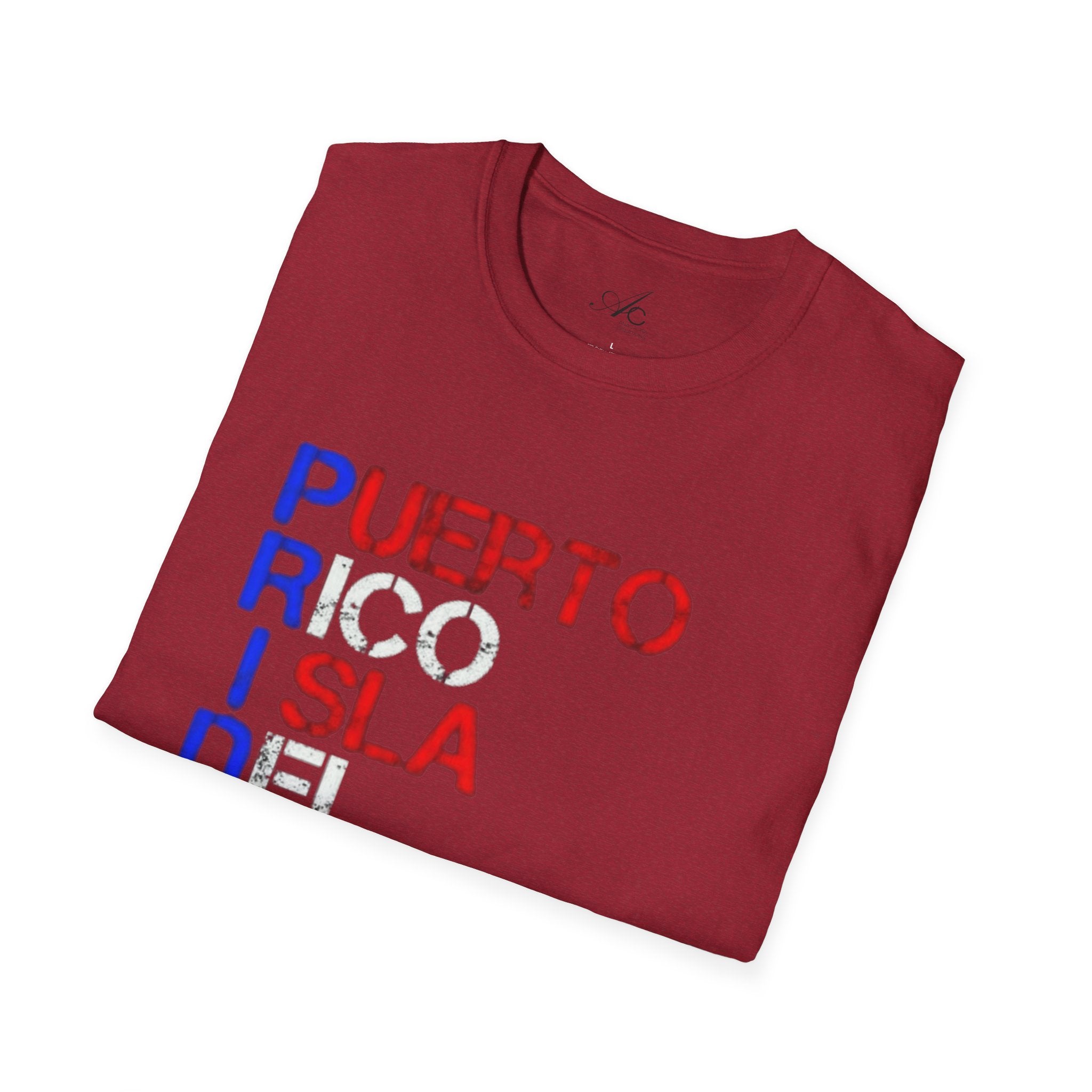 Puerto Rico Pride Tee – LGBTQ+ Unisex Softstyle Shirt for Festivals & Heritage Celebrations - Metamorphosis Creations