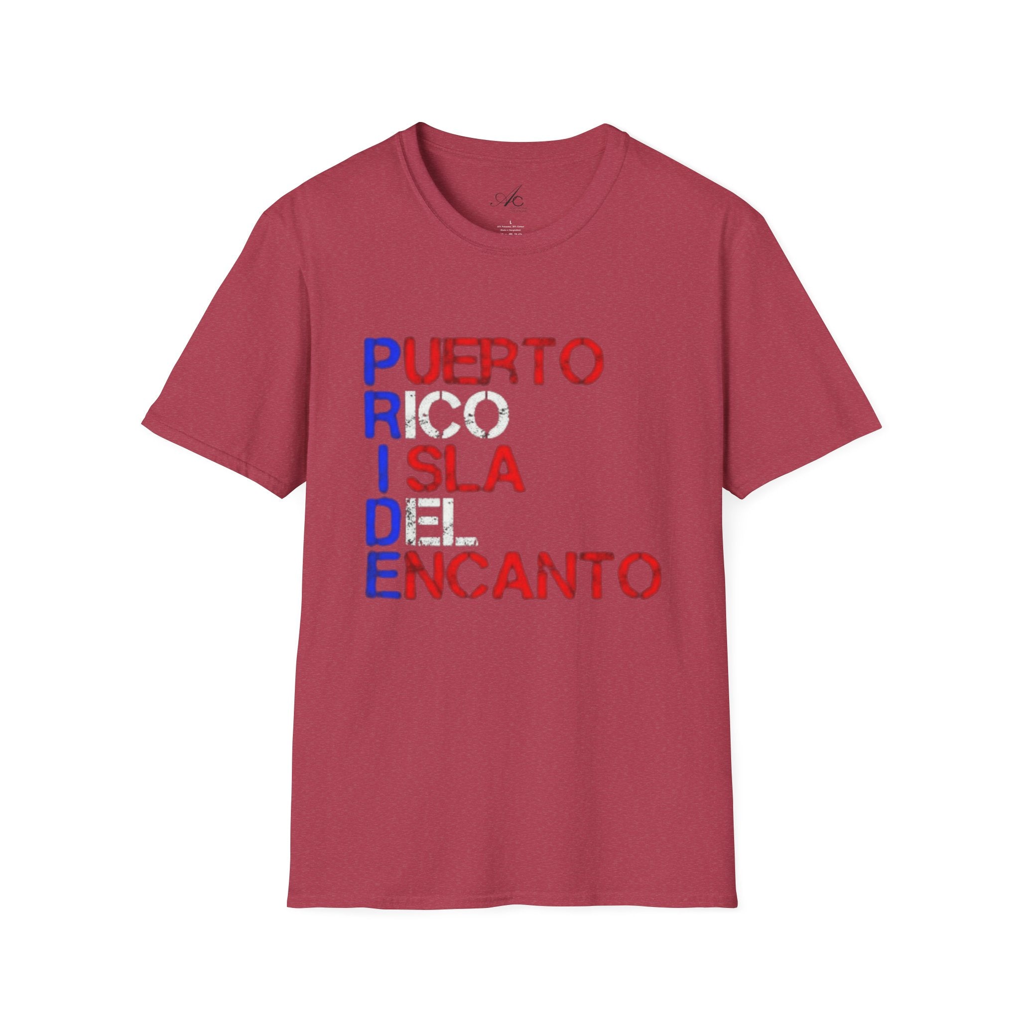 Puerto Rico Pride Tee – LGBTQ+ Unisex Softstyle Shirt for Festivals & Heritage Celebrations - Metamorphosis Creations