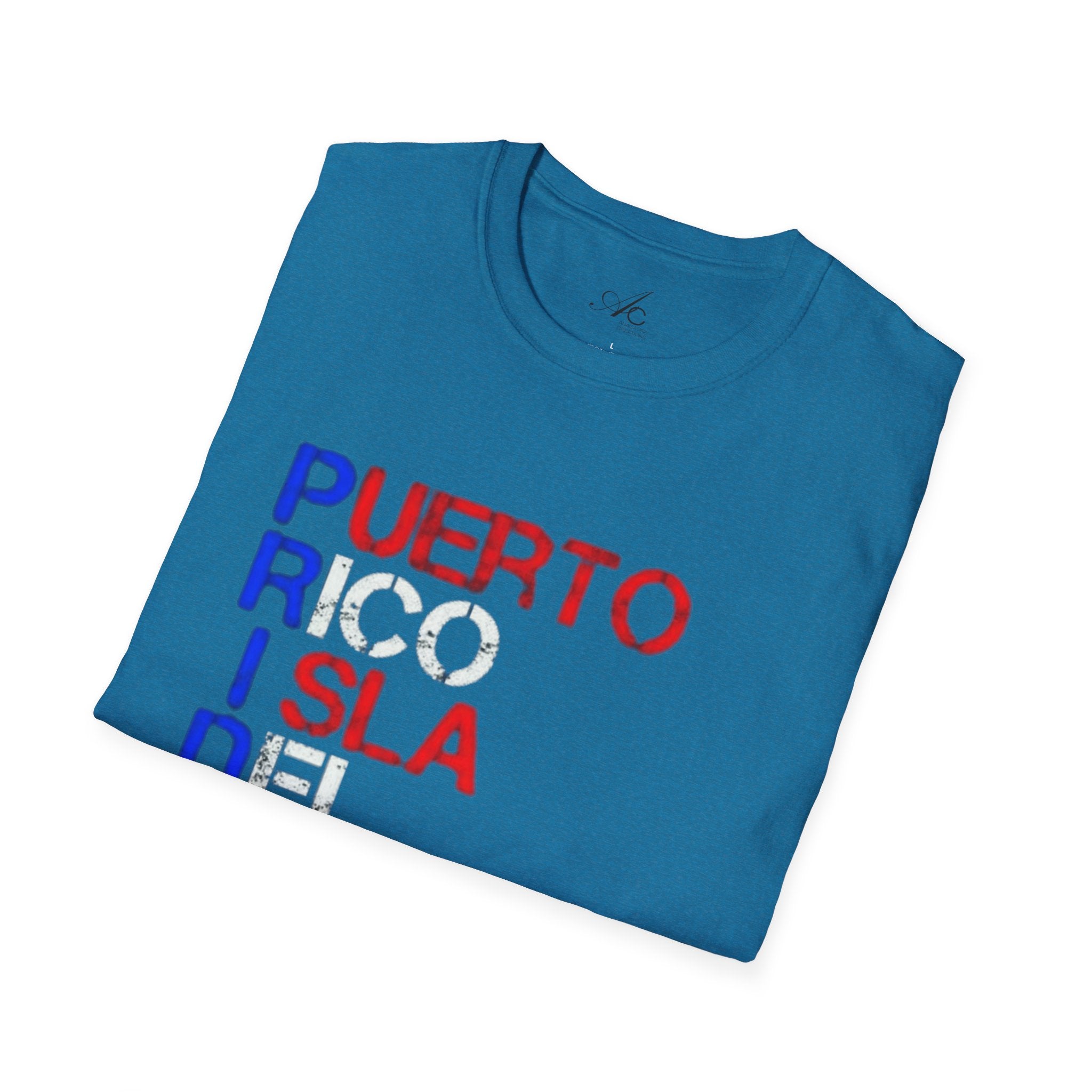 Puerto Rico Pride Tee – LGBTQ+ Unisex Softstyle Shirt for Festivals & Heritage Celebrations - Metamorphosis Creations