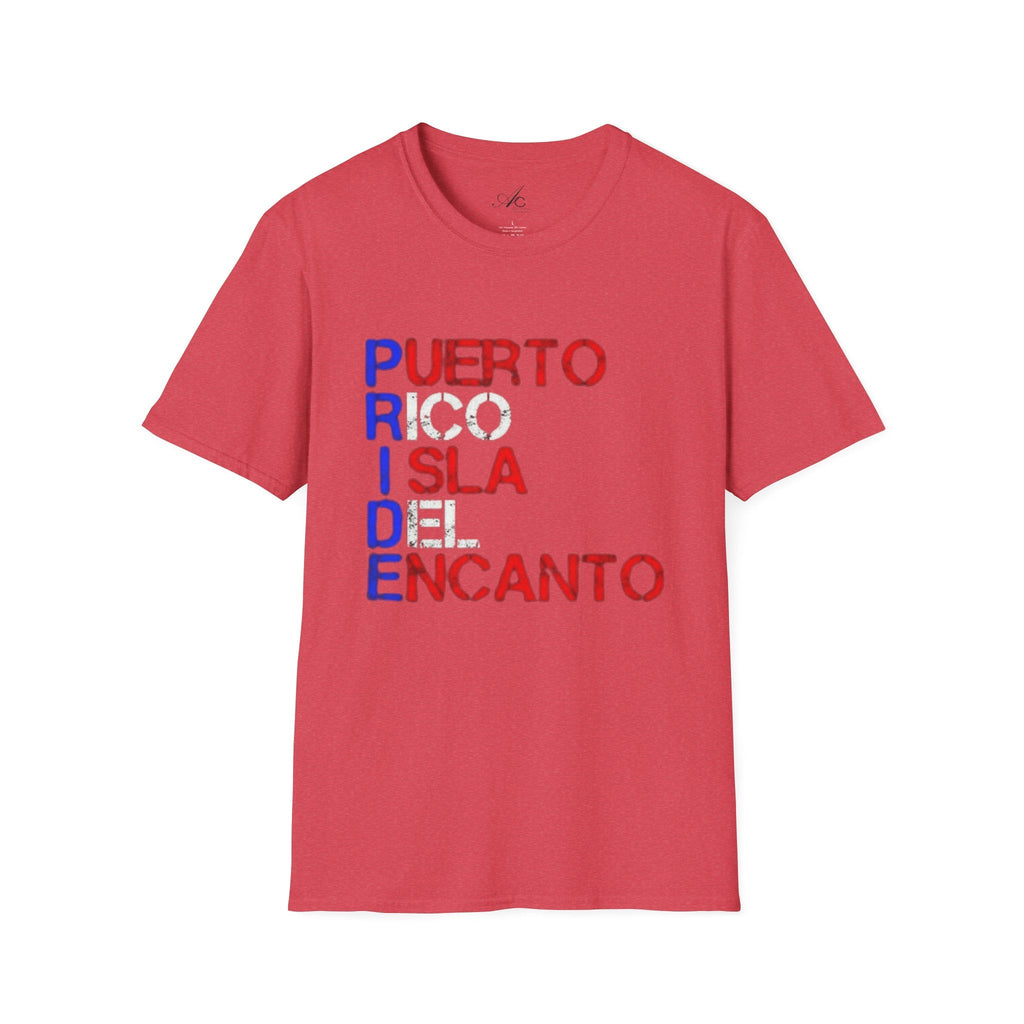 Puerto Rico Pride Tee – LGBTQ+ Unisex Softstyle Shirt for Festivals & Heritage Celebrations - Metamorphosis Creations