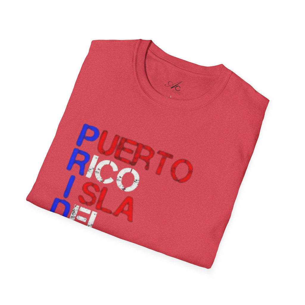 Puerto Rico Pride Tee – LGBTQ+ Unisex Softstyle Shirt for Festivals & Heritage Celebrations - Metamorphosis Creations