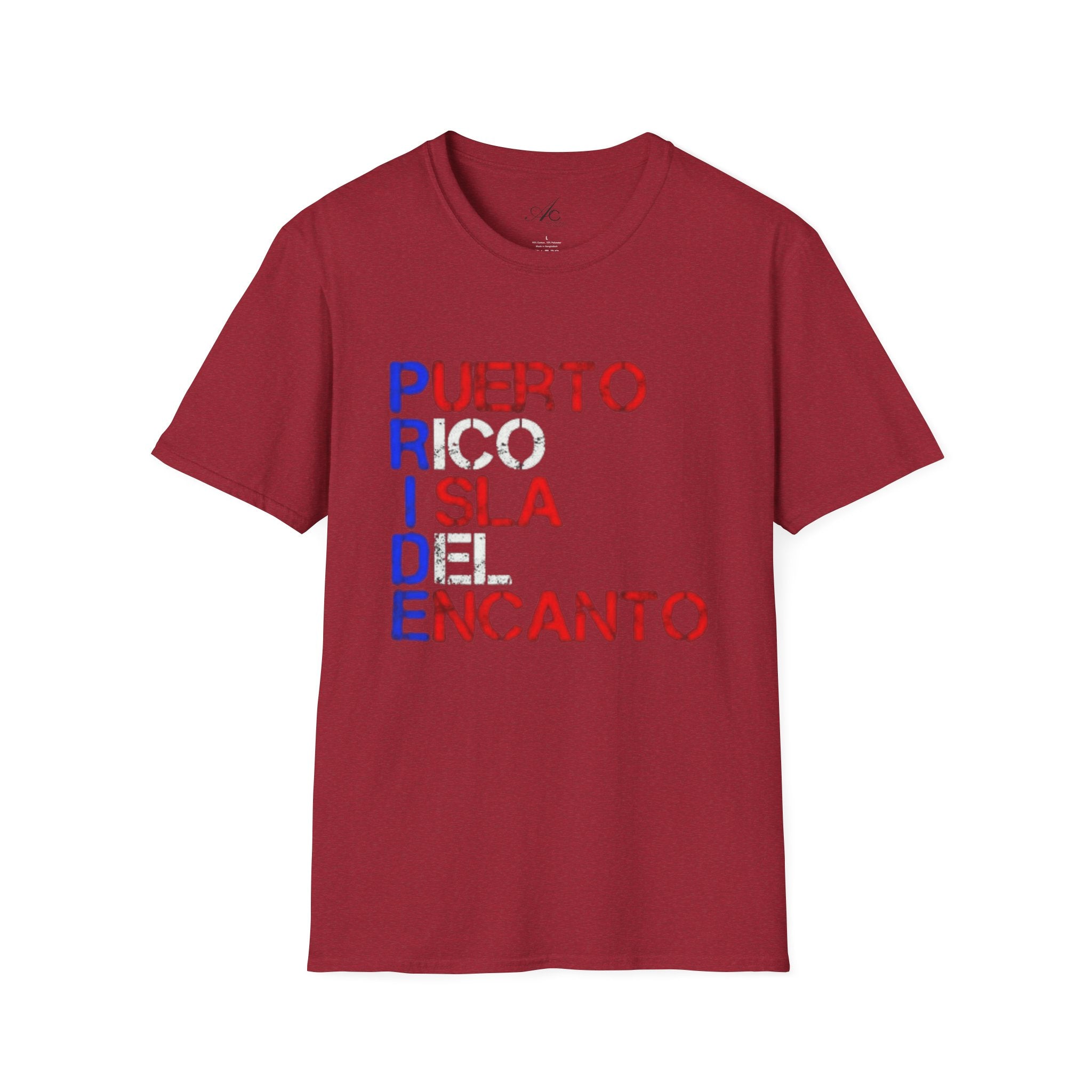 Puerto Rico Pride Tee – LGBTQ+ Unisex Softstyle Shirt for Festivals & Heritage Celebrations - Metamorphosis Creations