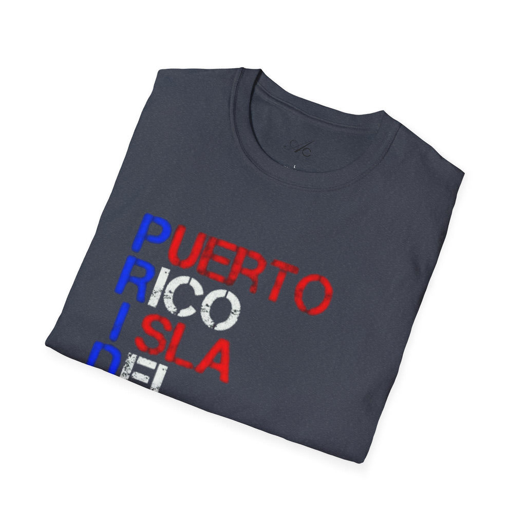 Puerto Rico Pride Tee – LGBTQ+ Unisex Softstyle Shirt for Festivals & Heritage Celebrations - Metamorphosis Creations