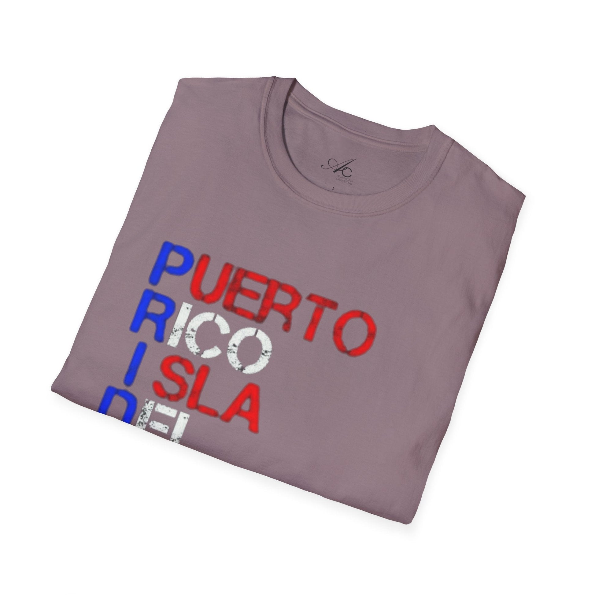 Puerto Rico Pride Tee – LGBTQ+ Unisex Softstyle Shirt for Festivals & Heritage Celebrations - Metamorphosis Creations