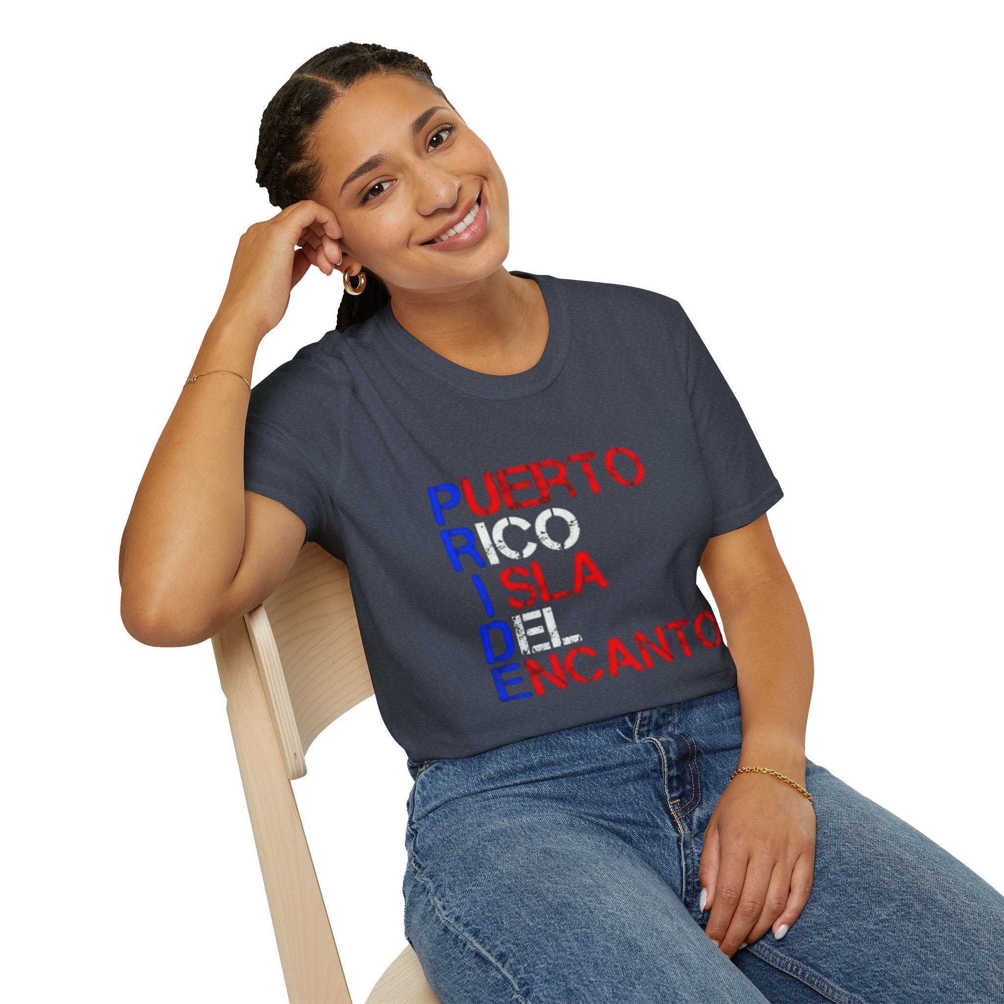 Puerto Rico Pride Tee – LGBTQ+ Unisex Softstyle Shirt for Festivals & Heritage Celebrations - Metamorphosis Creations