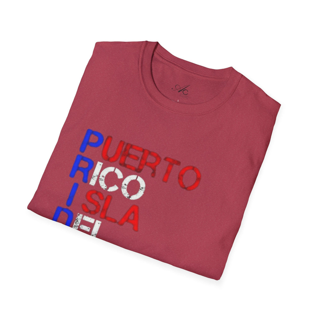 Puerto Rico Pride Tee – LGBTQ+ Unisex Softstyle Shirt for Festivals & Heritage Celebrations - Metamorphosis Creations