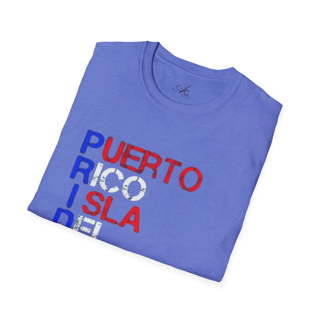 Puerto Rico Pride Tee – LGBTQ+ Unisex Softstyle Shirt for Festivals & Heritage Celebrations - Metamorphosis Creations