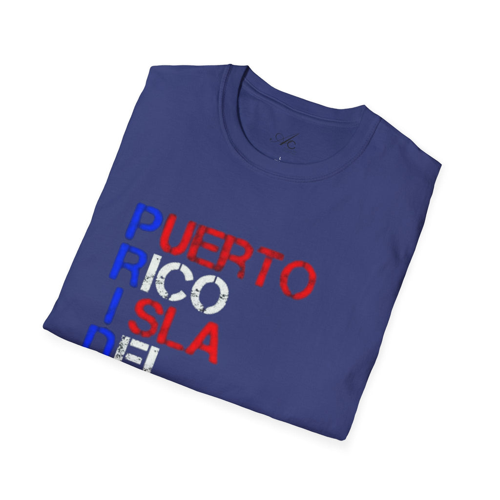 Puerto Rico Pride Tee – LGBTQ+ Unisex Softstyle Shirt for Festivals & Heritage Celebrations - Metamorphosis Creations