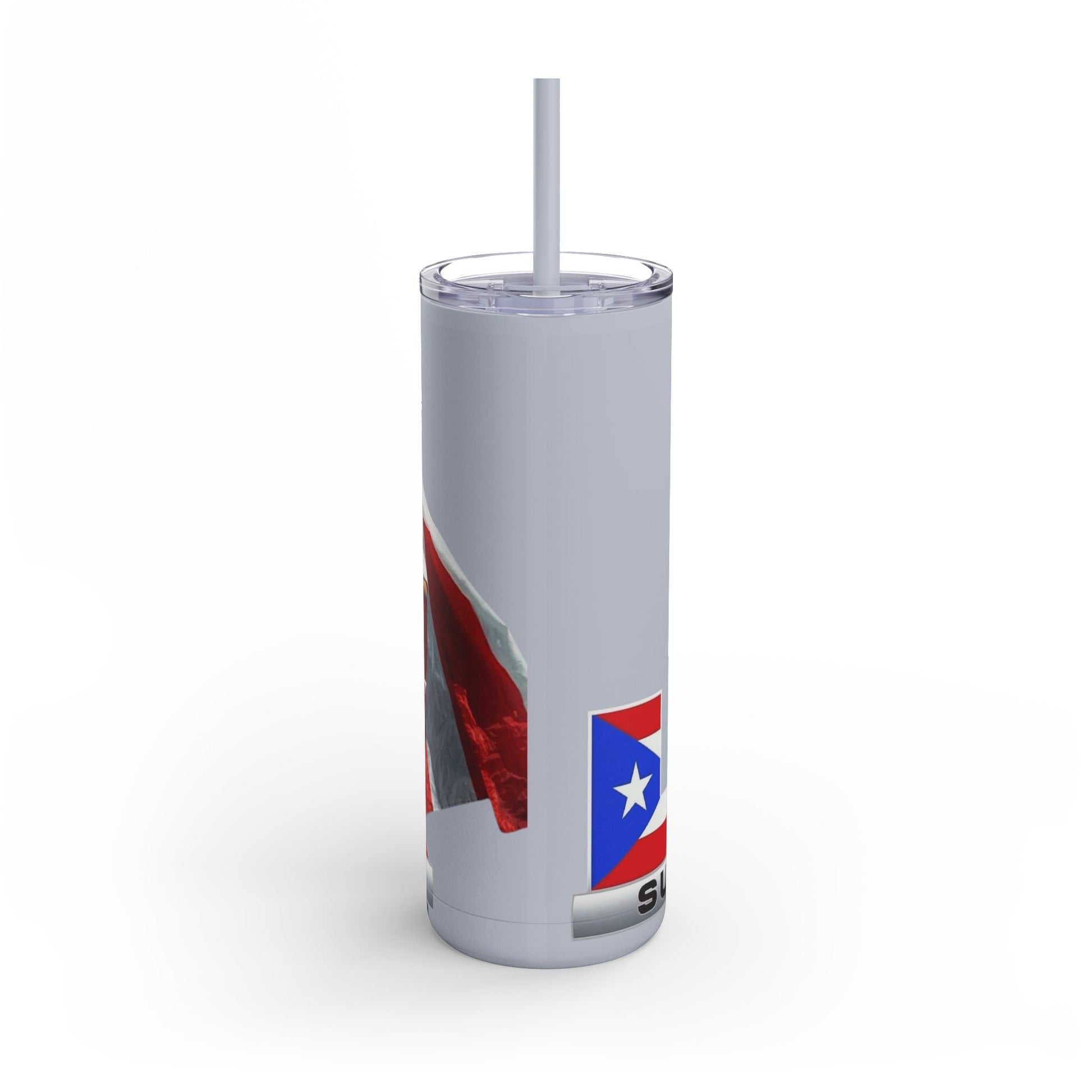 Puerto Rico Super Bowl - Themed Matte Tumbler, Sports Fan Mug, Gift for Football Lovers, Game Day Drinkware, Custom Tumbler - Metamorphosis Creations