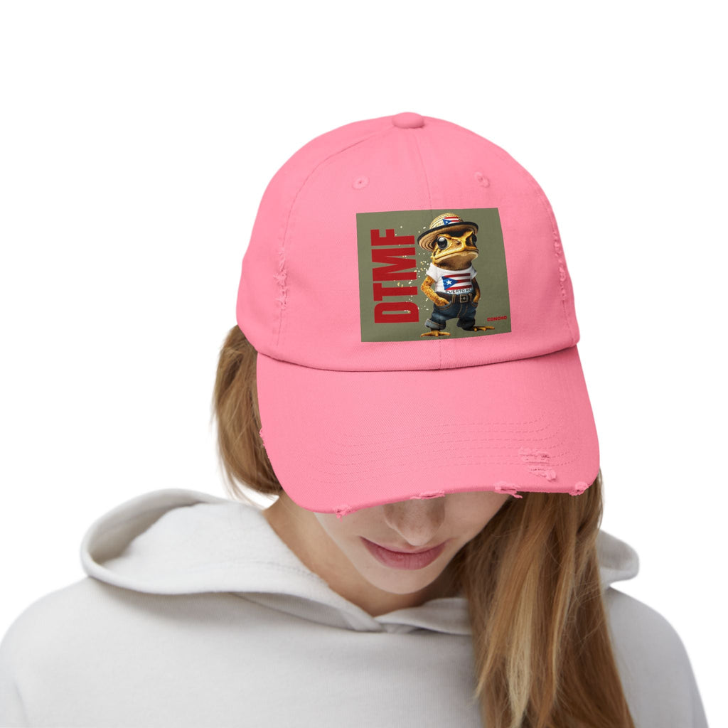 Puerto Rico Swag Island Wear Boricua Hats Unisex Distressed Cap - Metamorphosis Creations
