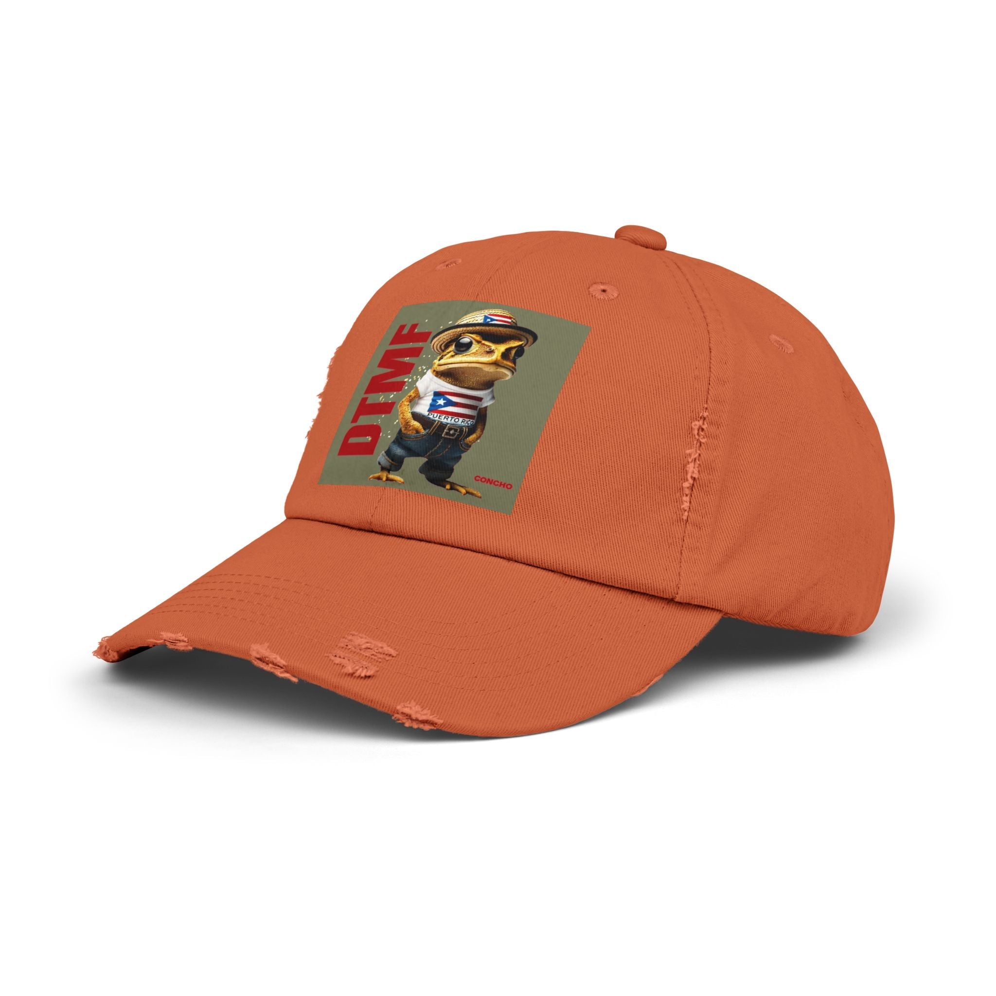Puerto Rico Swag Island Wear Boricua Hats Unisex Distressed Cap - Metamorphosis Creations