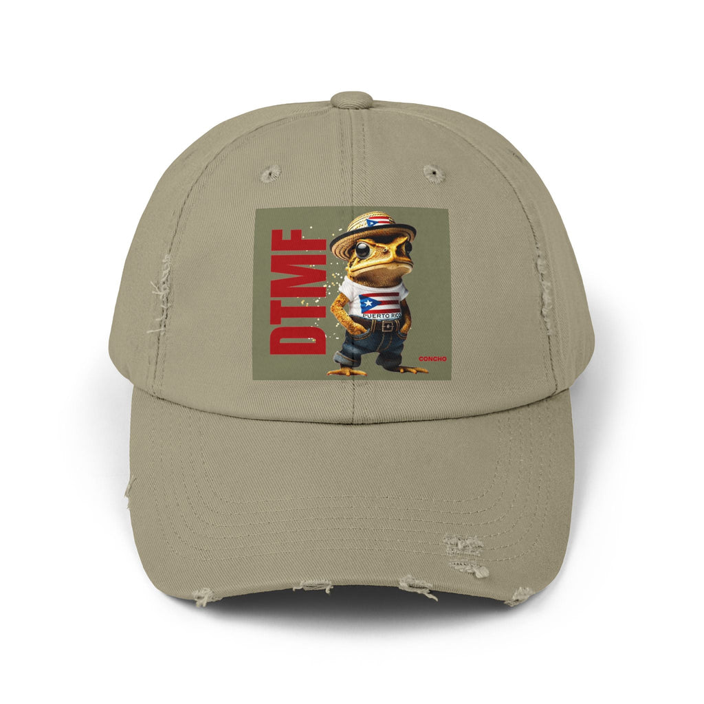 Puerto Rico Swag Island Wear Boricua Hats Unisex Distressed Cap - Metamorphosis Creations