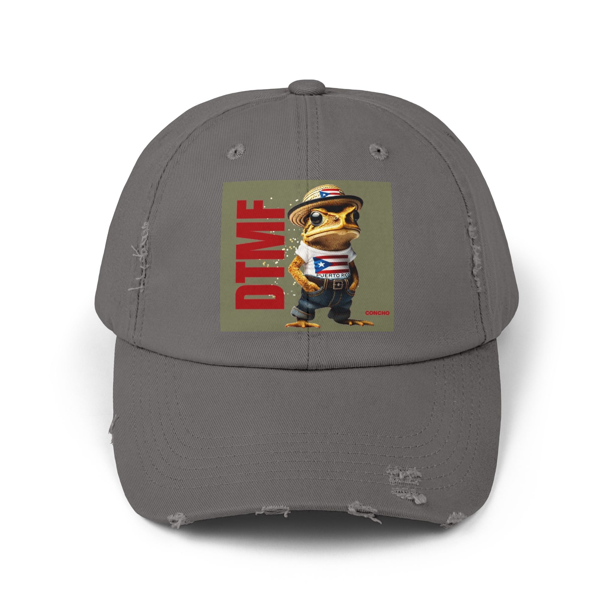 Puerto Rico Swag Island Wear Boricua Hats Unisex Distressed Cap - Metamorphosis Creations
