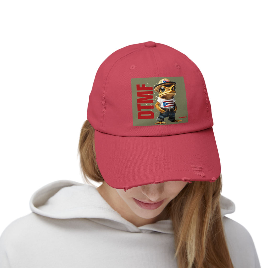 Puerto Rico Swag Island Wear Boricua Hats Unisex Distressed Cap - Metamorphosis Creations