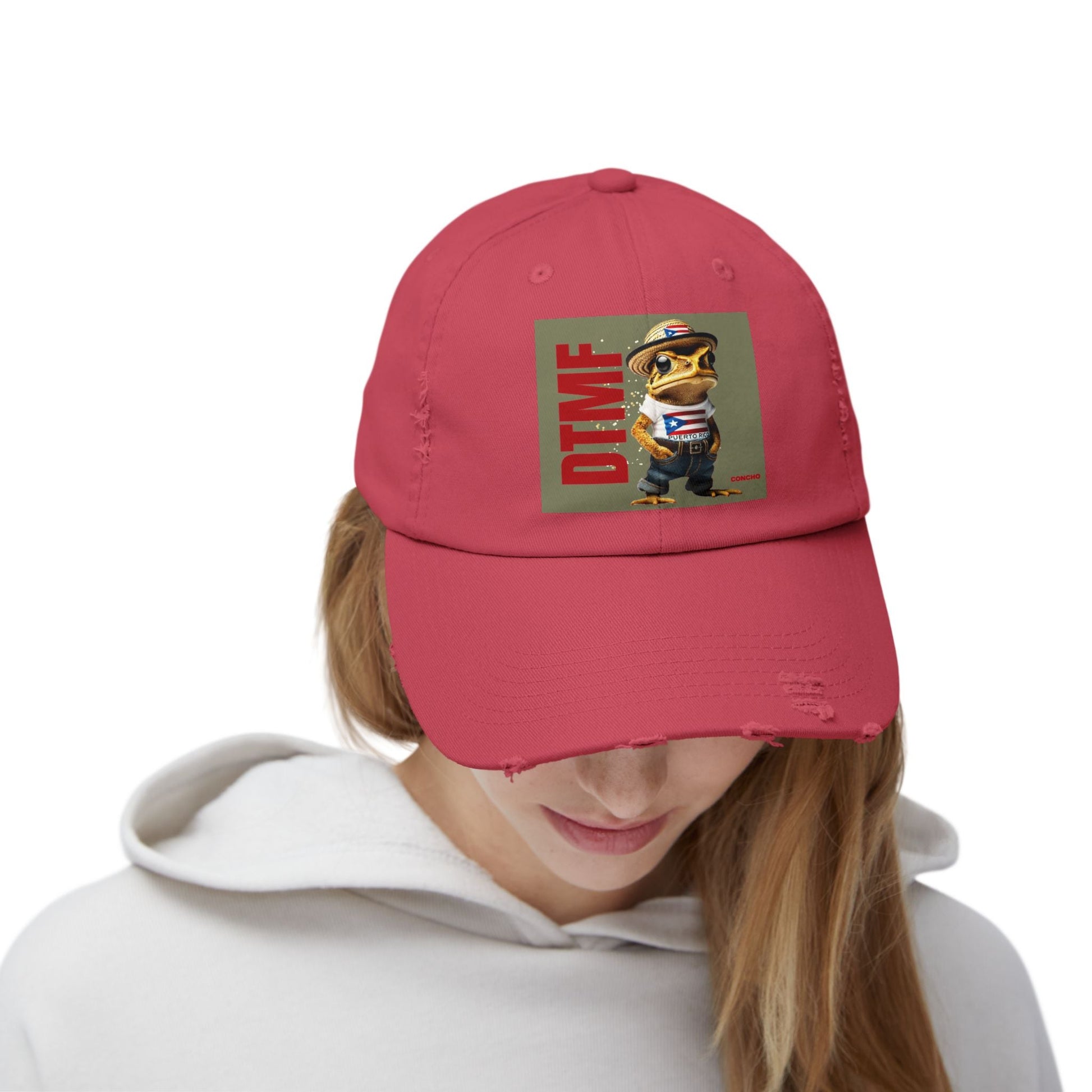 Puerto Rico Swag Island Wear Boricua Hats Unisex Distressed Cap - Metamorphosis Creations