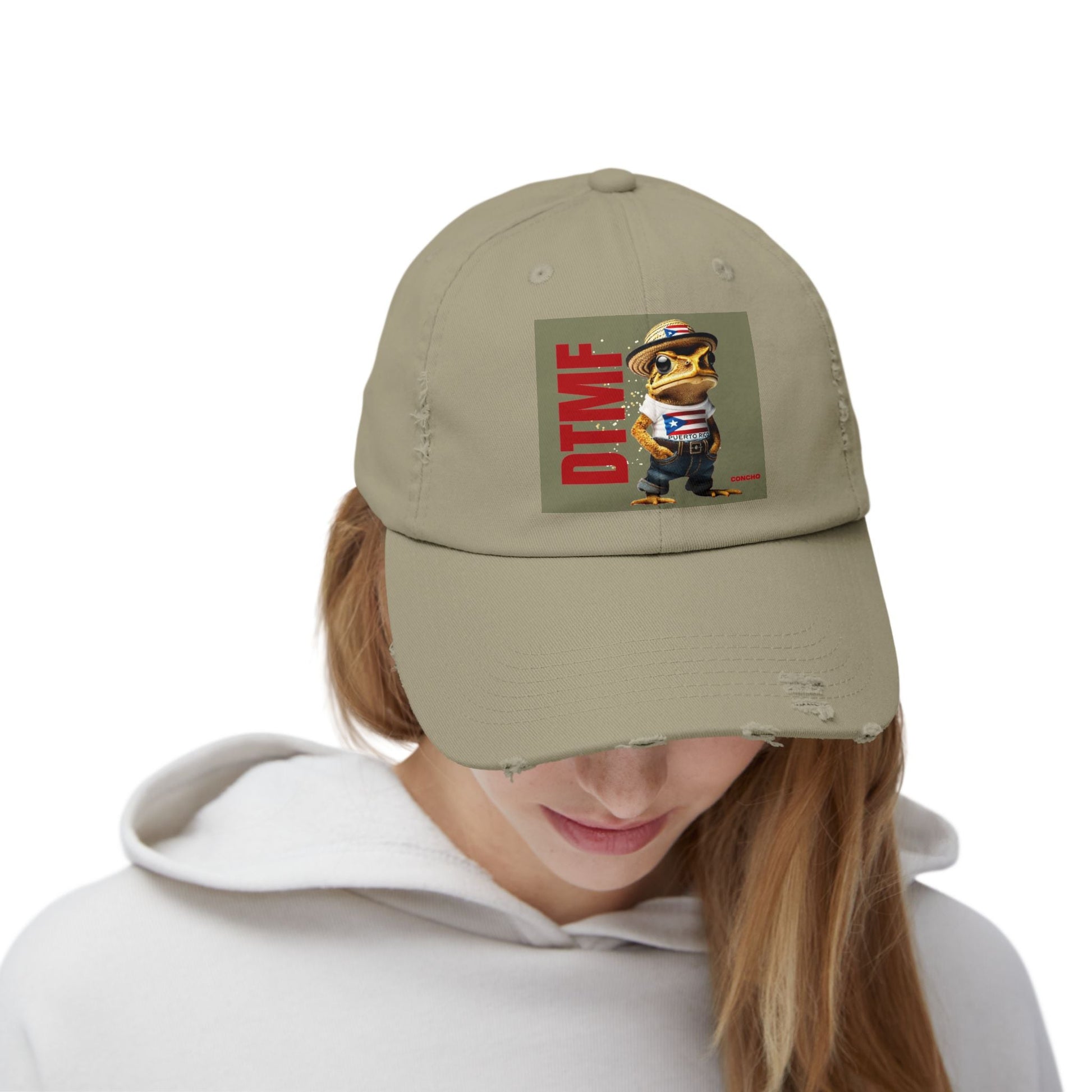 Puerto Rico Swag Island Wear Boricua Hats Unisex Distressed Cap - Metamorphosis Creations