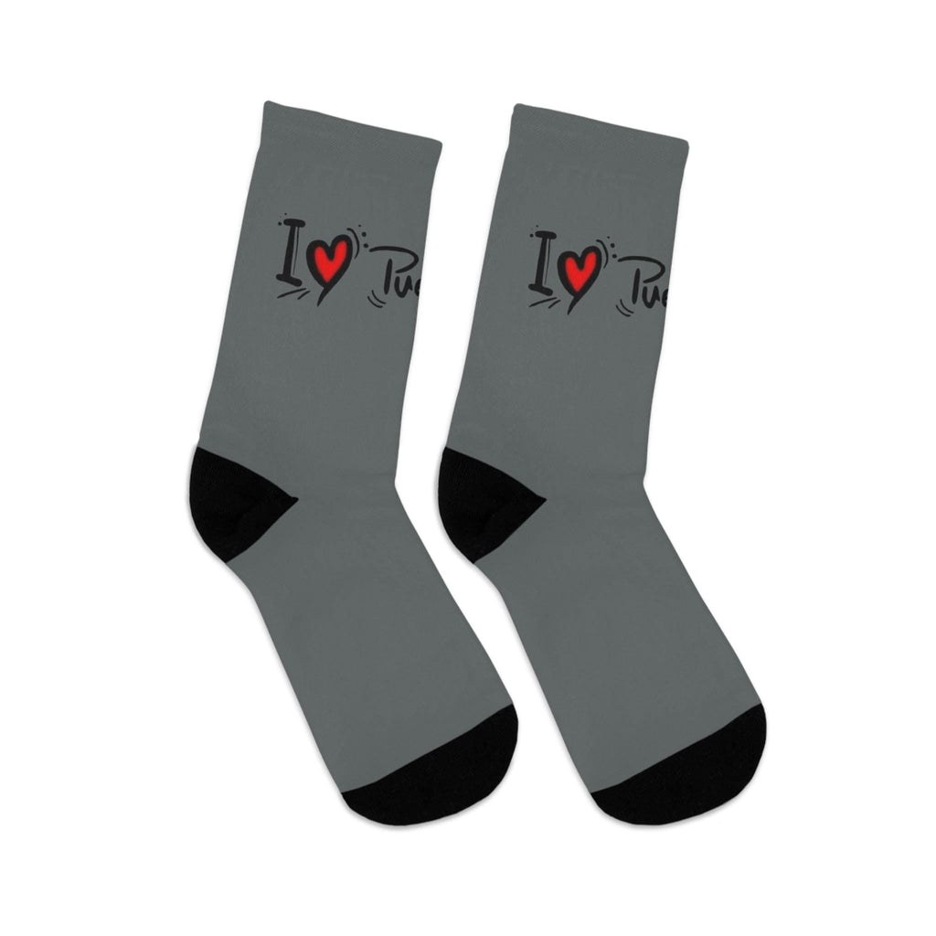 Puerto Rico - Themed Gift Socks Recycled Poly Socks - Metamorphosis Creations