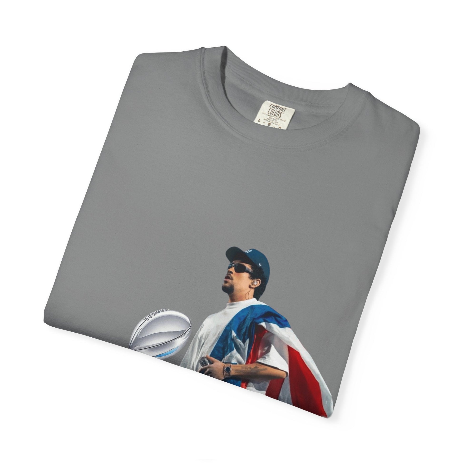 Puerto Rico Unisex Garment - Dyed T-Shirt, Football Fan Tee, Game Day Apparel, Sports Merchandise, Gifts for Men and Women - Metamorphosis Creations
