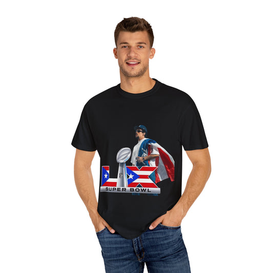 Puerto Rico Unisex Garment - Dyed T-Shirt, Football Fan Tee, Game Day Apparel, Sports Merchandise, Gifts for Men and Women - Metamorphosis Creations