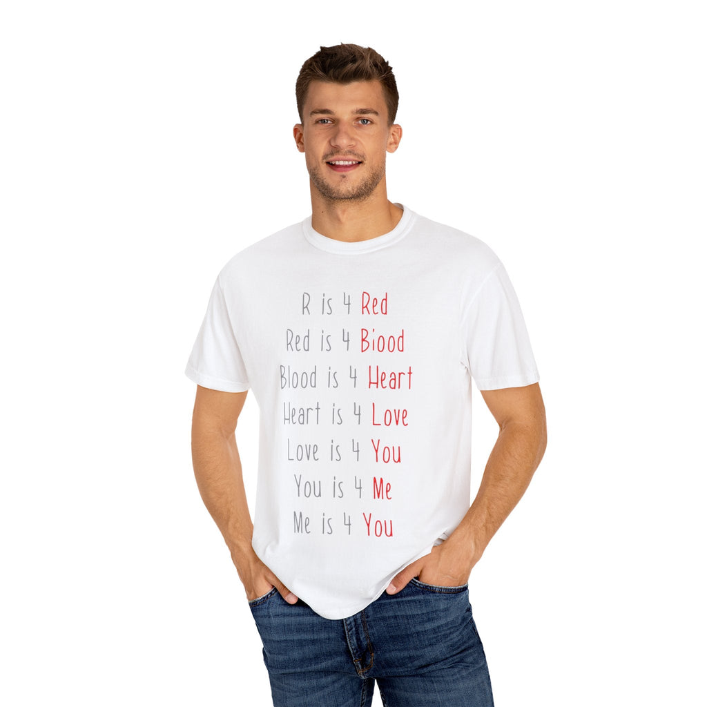 Radiate Positivity Heartfelt Unisex T-Shirt | Love & Connection Design | Gift for Loved Ones, Casual Wear, Valentine's Day, Anniversary, Family Bonding - Metamorphosis Creations