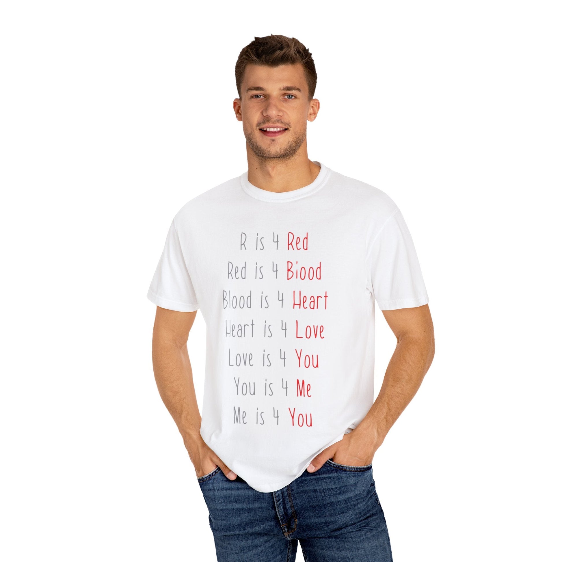 Radiate Positivity Heartfelt Unisex T-Shirt | Love & Connection Design | Gift for Loved Ones, Casual Wear, Valentine's Day, Anniversary, Family Bonding - Metamorphosis Creations