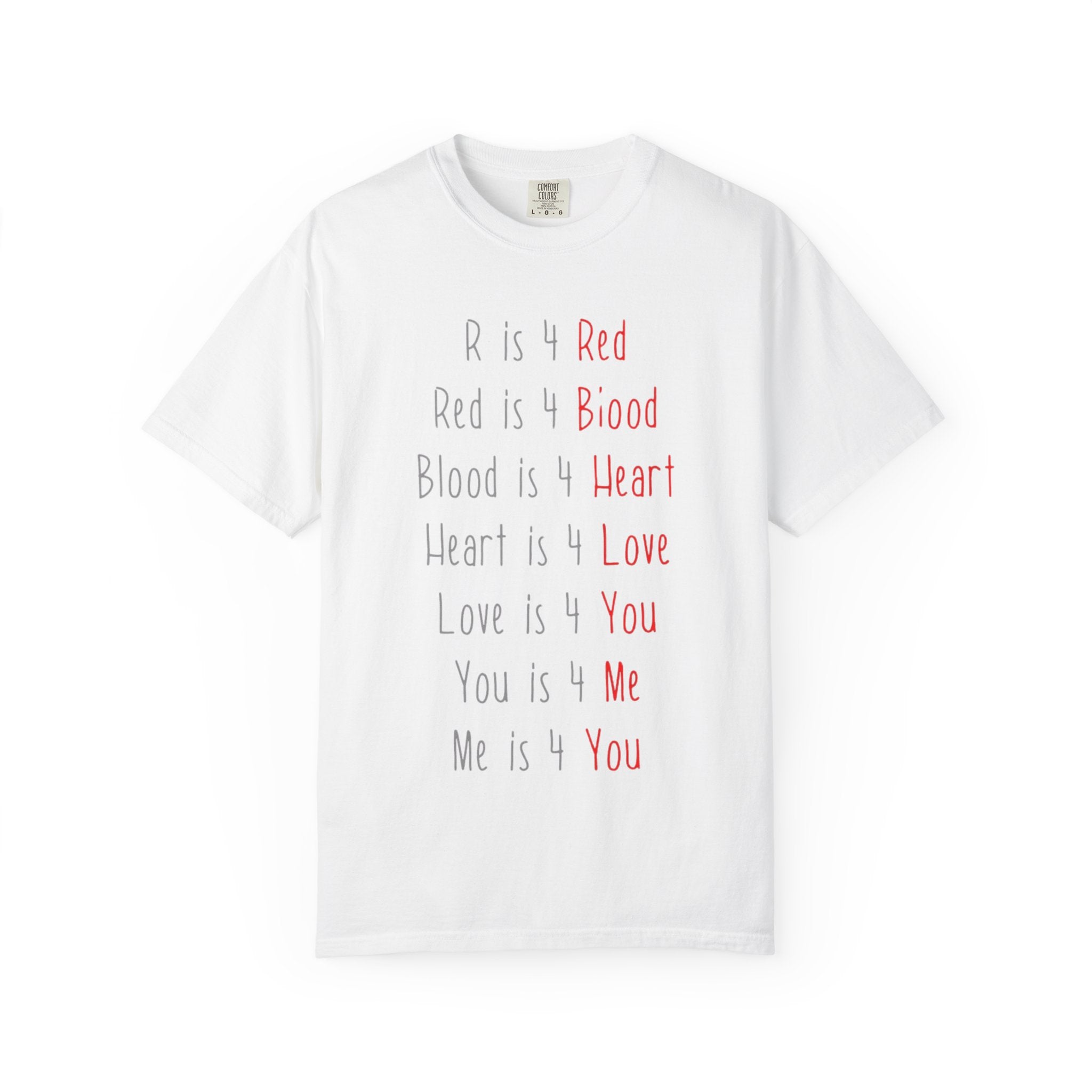 Radiate Positivity Heartfelt Unisex T-Shirt | Love & Connection Design | Gift for Loved Ones, Casual Wear, Valentine's Day, Anniversary, Family Bonding - Metamorphosis Creations