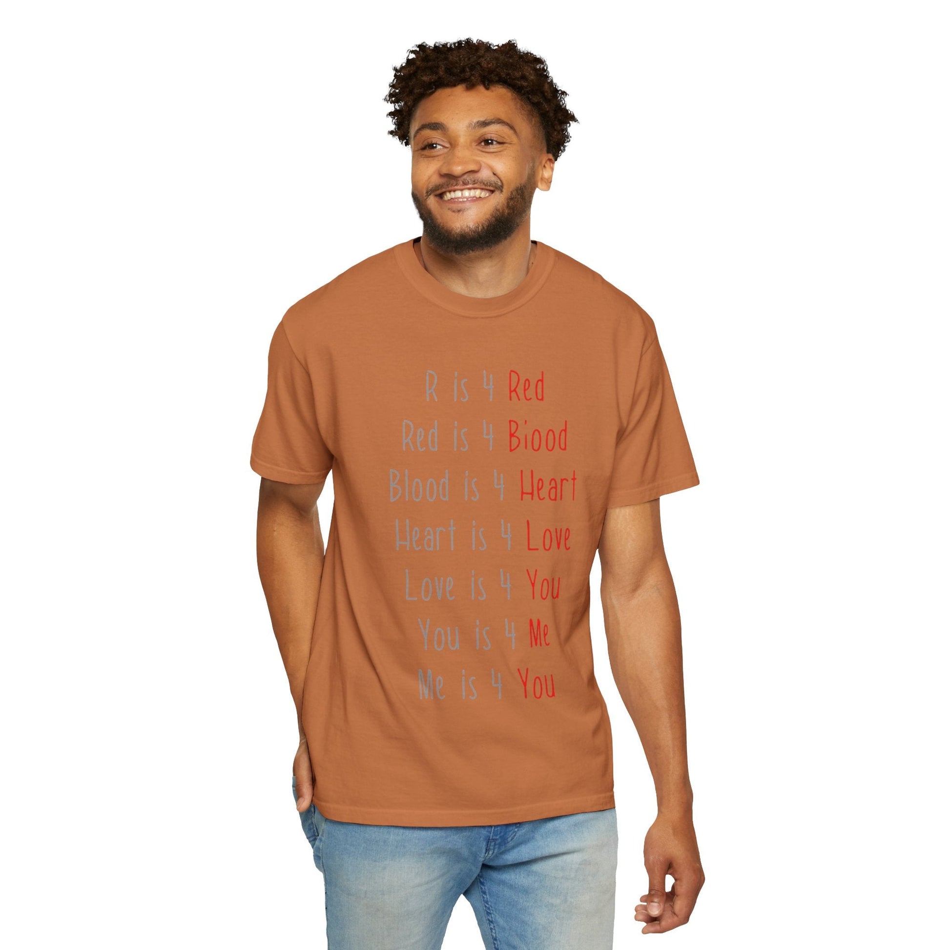 Radiate Positivity Heartfelt Unisex T-Shirt | Love & Connection Design | Gift for Loved Ones, Casual Wear, Valentine's Day, Anniversary, Family Bonding - Metamorphosis Creations