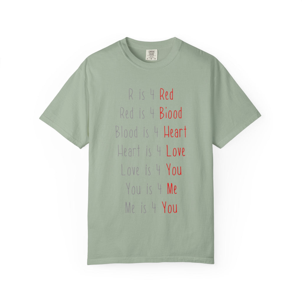 Radiate Positivity Heartfelt Unisex T-Shirt | Love & Connection Design | Gift for Loved Ones, Casual Wear, Valentine's Day, Anniversary, Family Bonding - Metamorphosis Creations