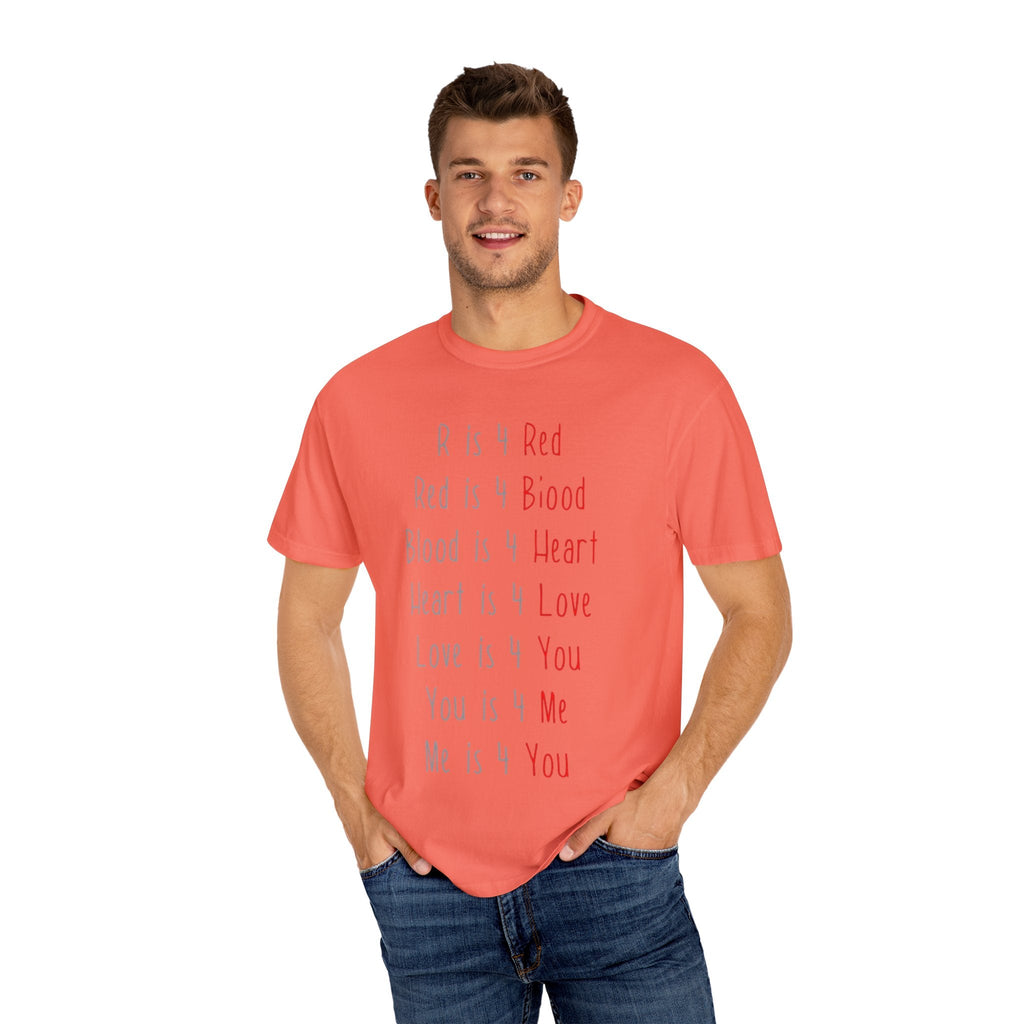 Radiate Positivity Heartfelt Unisex T-Shirt | Love & Connection Design | Gift for Loved Ones, Casual Wear, Valentine's Day, Anniversary, Family Bonding - Metamorphosis Creations