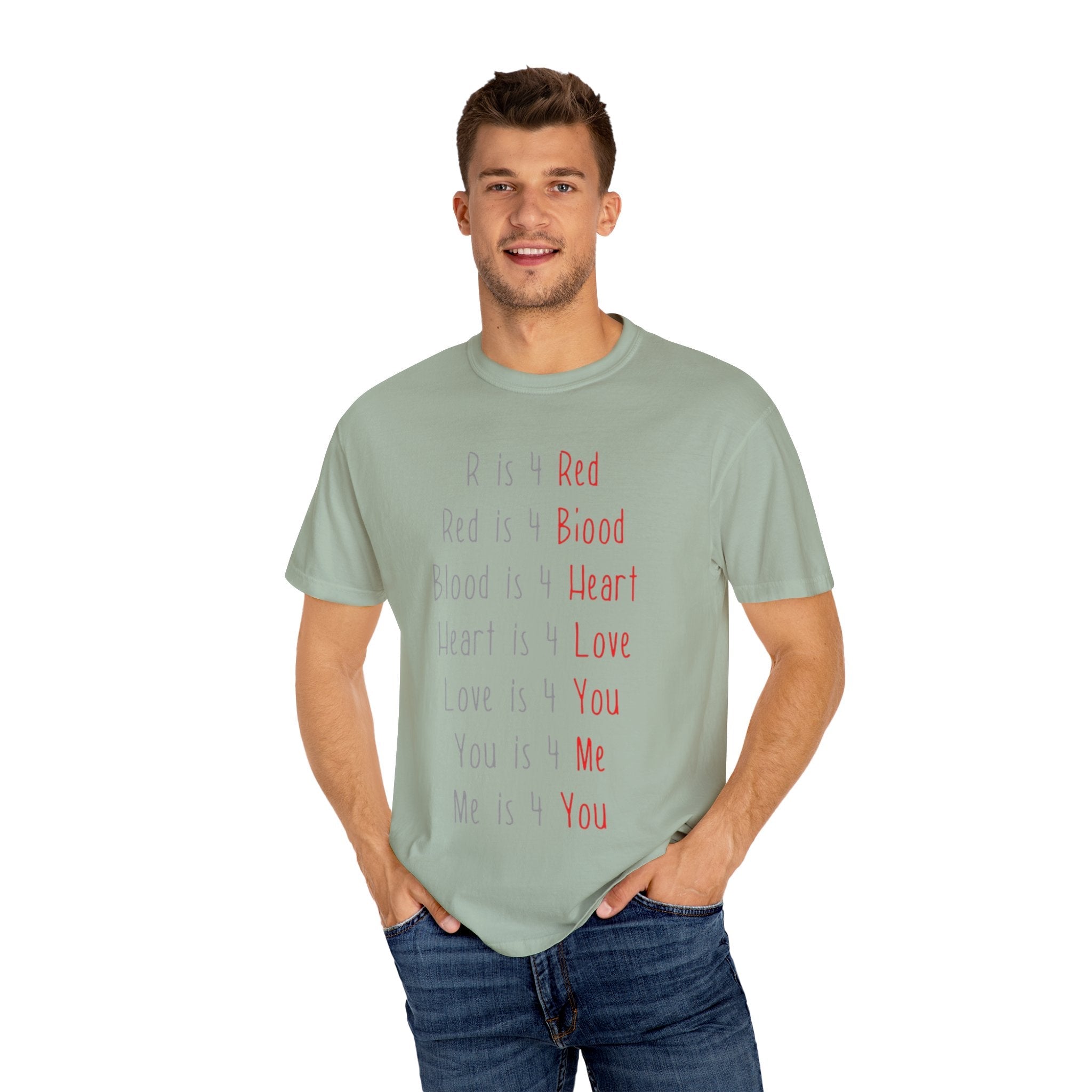 Radiate Positivity Heartfelt Unisex T-Shirt | Love & Connection Design | Gift for Loved Ones, Casual Wear, Valentine's Day, Anniversary, Family Bonding - Metamorphosis Creations