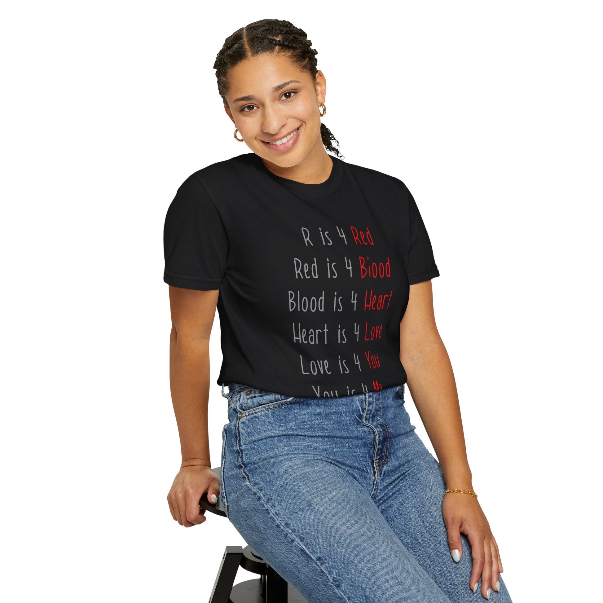 Radiate Positivity Heartfelt Unisex T-Shirt | Love & Connection Design | Gift for Loved Ones, Casual Wear, Valentine's Day, Anniversary, Family Bonding - Metamorphosis Creations