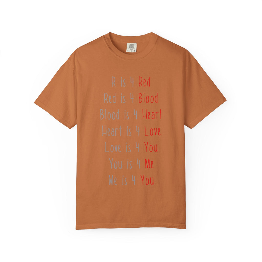Radiate Positivity Heartfelt Unisex T-Shirt | Love & Connection Design | Gift for Loved Ones, Casual Wear, Valentine's Day, Anniversary, Family Bonding - Metamorphosis Creations