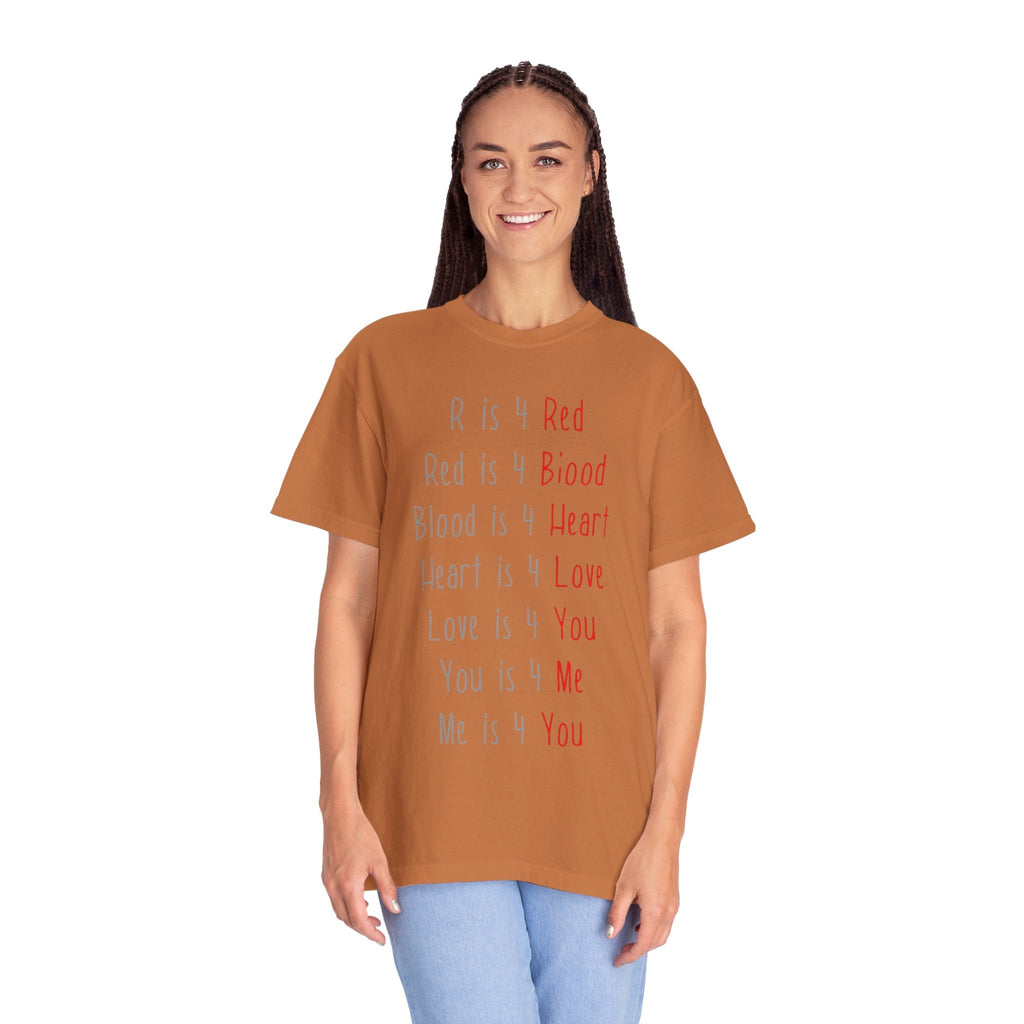 Radiate Positivity Heartfelt Unisex T-Shirt | Love & Connection Design | Gift for Loved Ones, Casual Wear, Valentine's Day, Anniversary, Family Bonding - Metamorphosis Creations