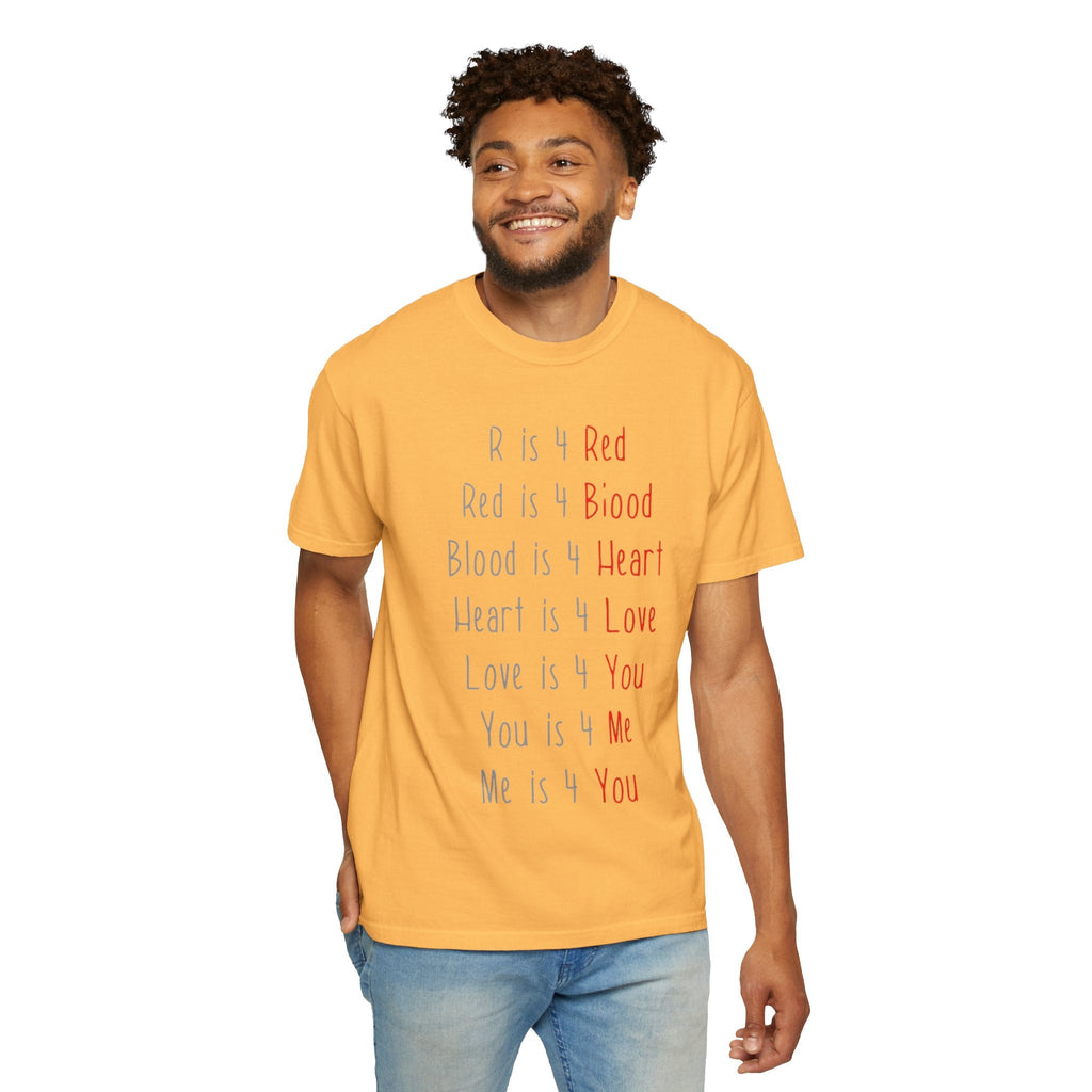 Radiate Positivity Heartfelt Unisex T-Shirt | Love & Connection Design | Gift for Loved Ones, Casual Wear, Valentine's Day, Anniversary, Family Bonding - Metamorphosis Creations