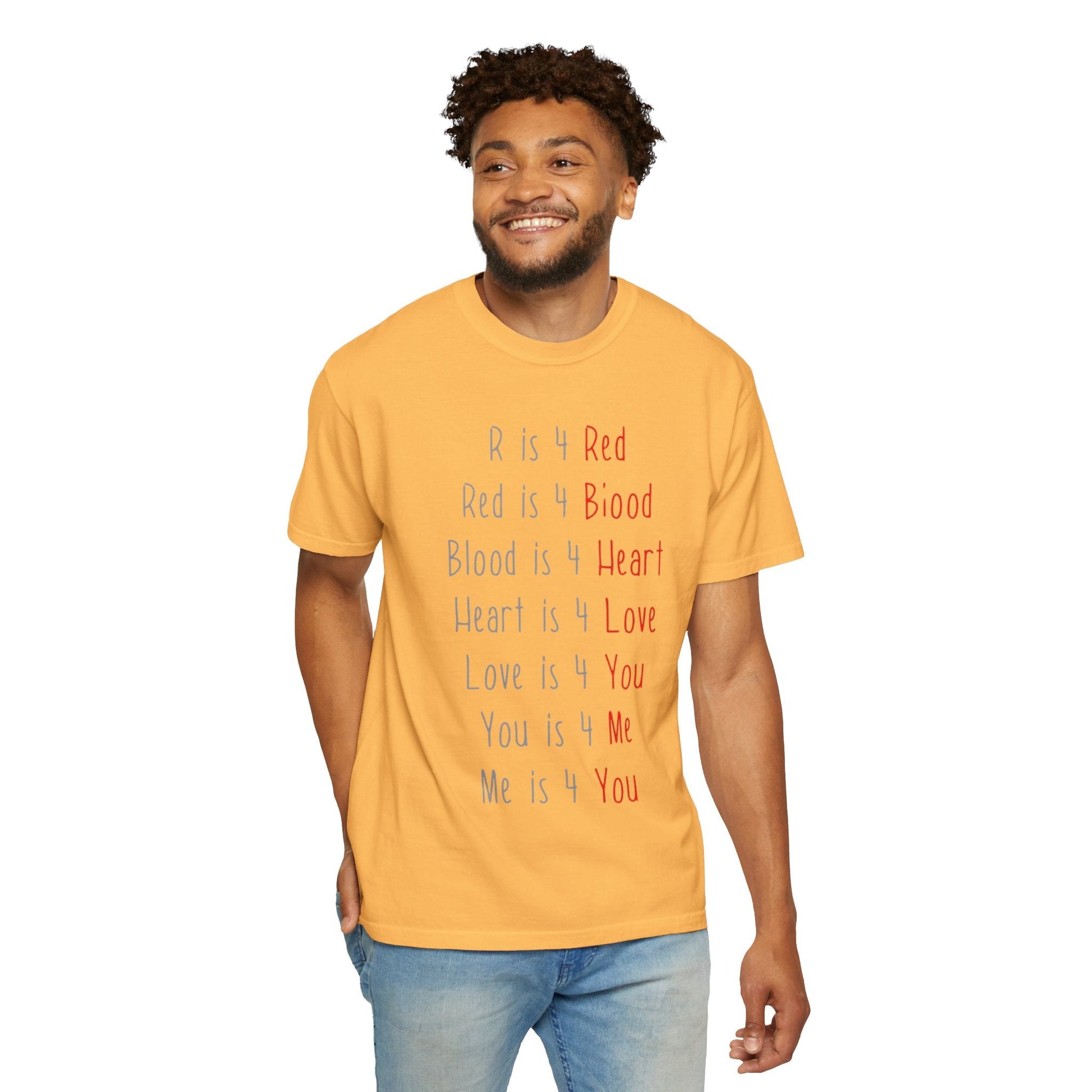 Radiate Positivity Heartfelt Unisex T-Shirt | Love & Connection Design | Gift for Loved Ones, Casual Wear, Valentine's Day, Anniversary, Family Bonding - Metamorphosis Creations