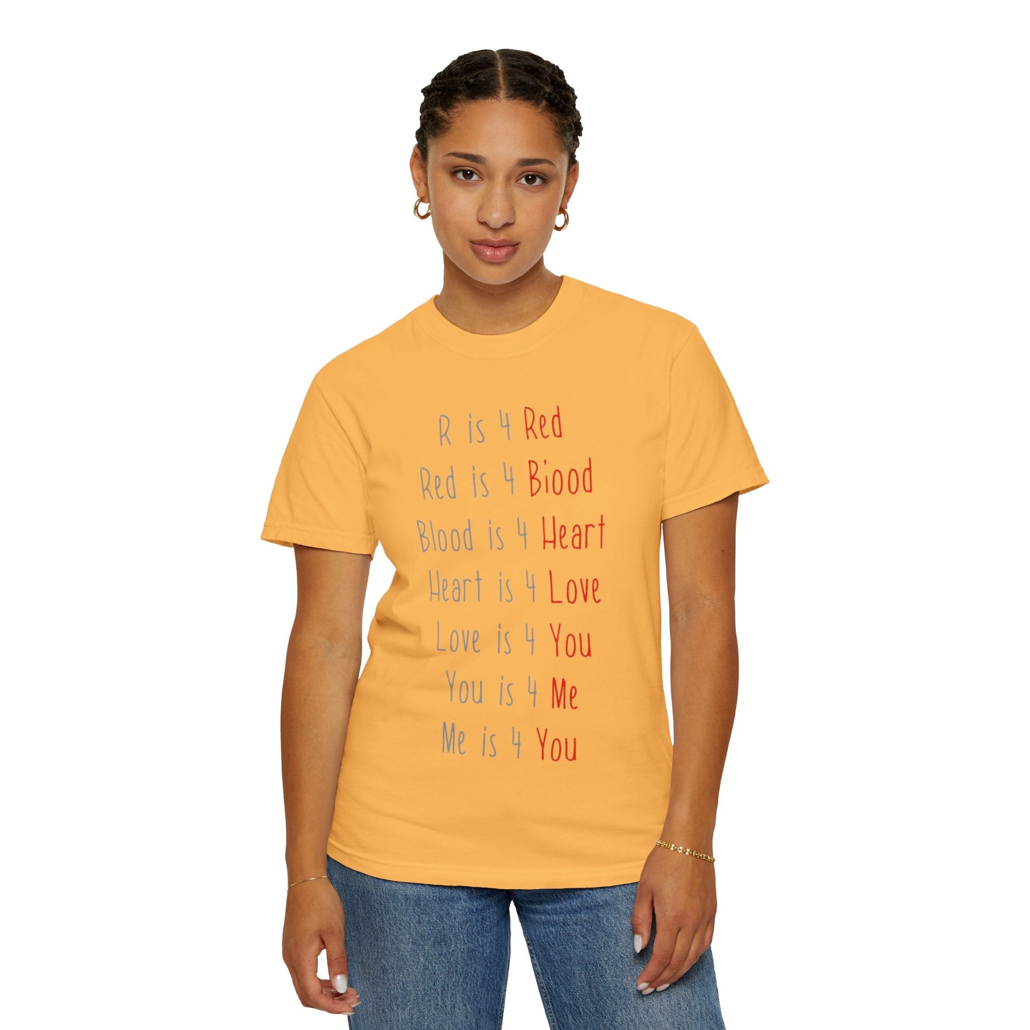 Radiate Positivity Heartfelt Unisex T-Shirt | Love & Connection Design | Gift for Loved Ones, Casual Wear, Valentine's Day, Anniversary, Family Bonding - Metamorphosis Creations