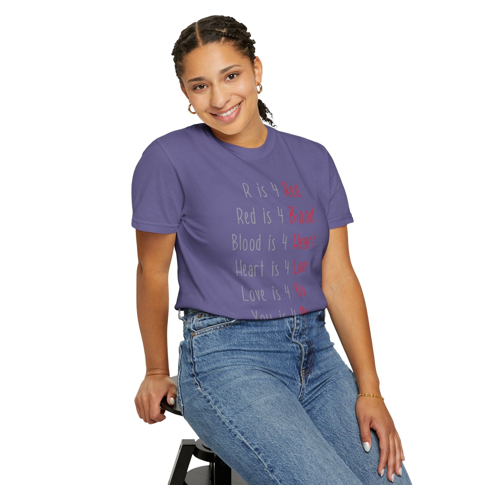 Radiate Positivity Heartfelt Unisex T-Shirt | Love & Connection Design | Gift for Loved Ones, Casual Wear, Valentine's Day, Anniversary, Family Bonding - Metamorphosis Creations