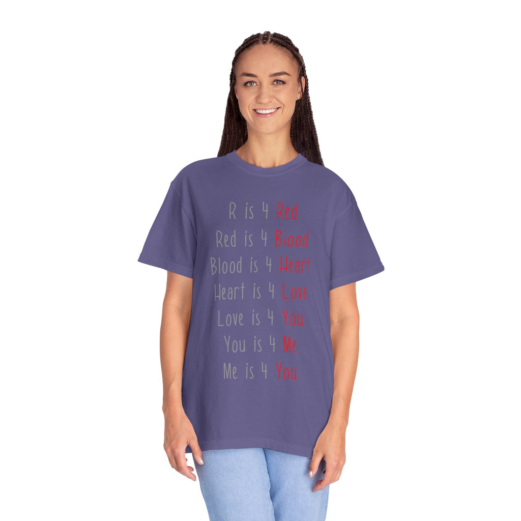 Radiate Positivity Heartfelt Unisex T-Shirt | Love & Connection Design | Gift for Loved Ones, Casual Wear, Valentine's Day, Anniversary, Family Bonding - Metamorphosis Creations