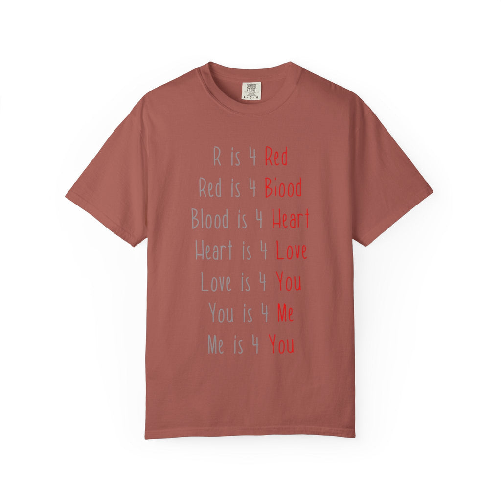 Radiate Positivity Heartfelt Unisex T-Shirt | Love & Connection Design | Gift for Loved Ones, Casual Wear, Valentine's Day, Anniversary, Family Bonding - Metamorphosis Creations