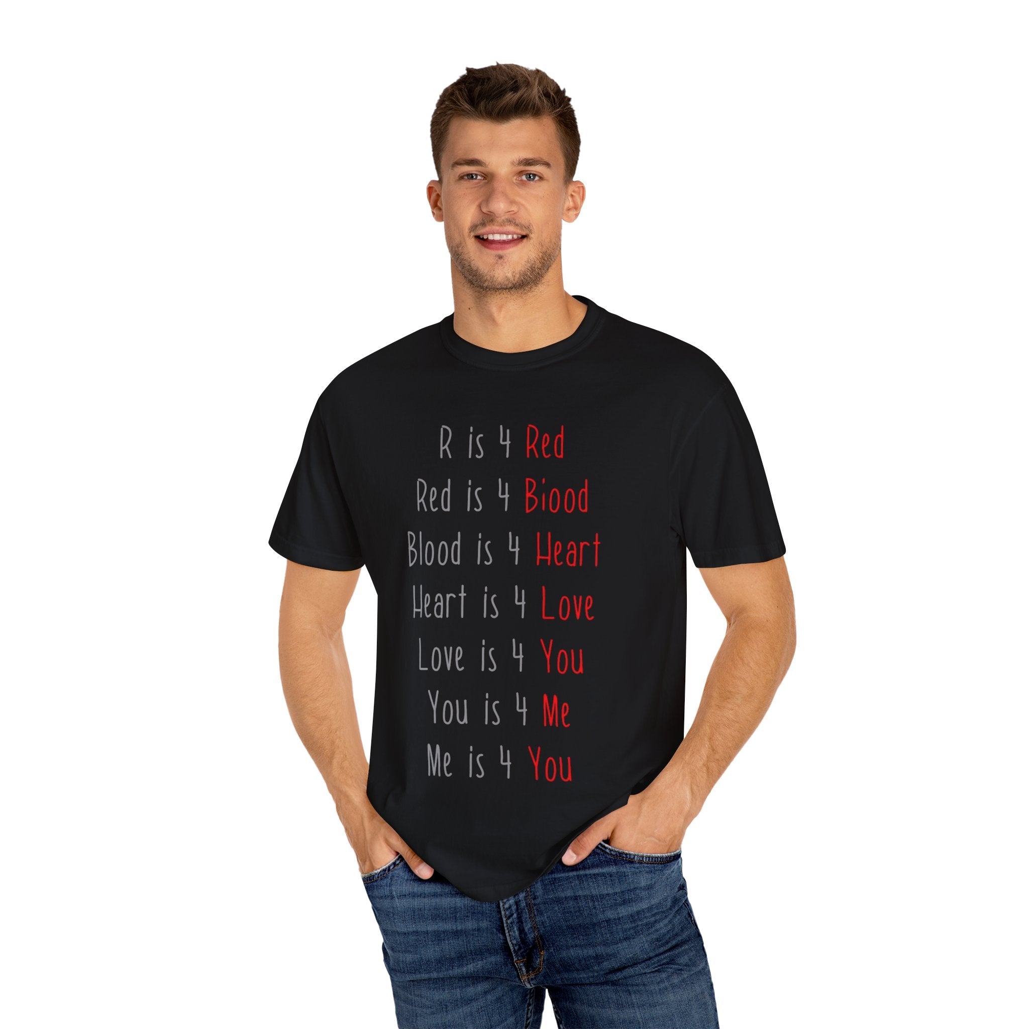 Radiate Positivity Heartfelt Unisex T-Shirt | Love & Connection Design | Gift for Loved Ones, Casual Wear, Valentine's Day, Anniversary, Family Bonding - Metamorphosis Creations