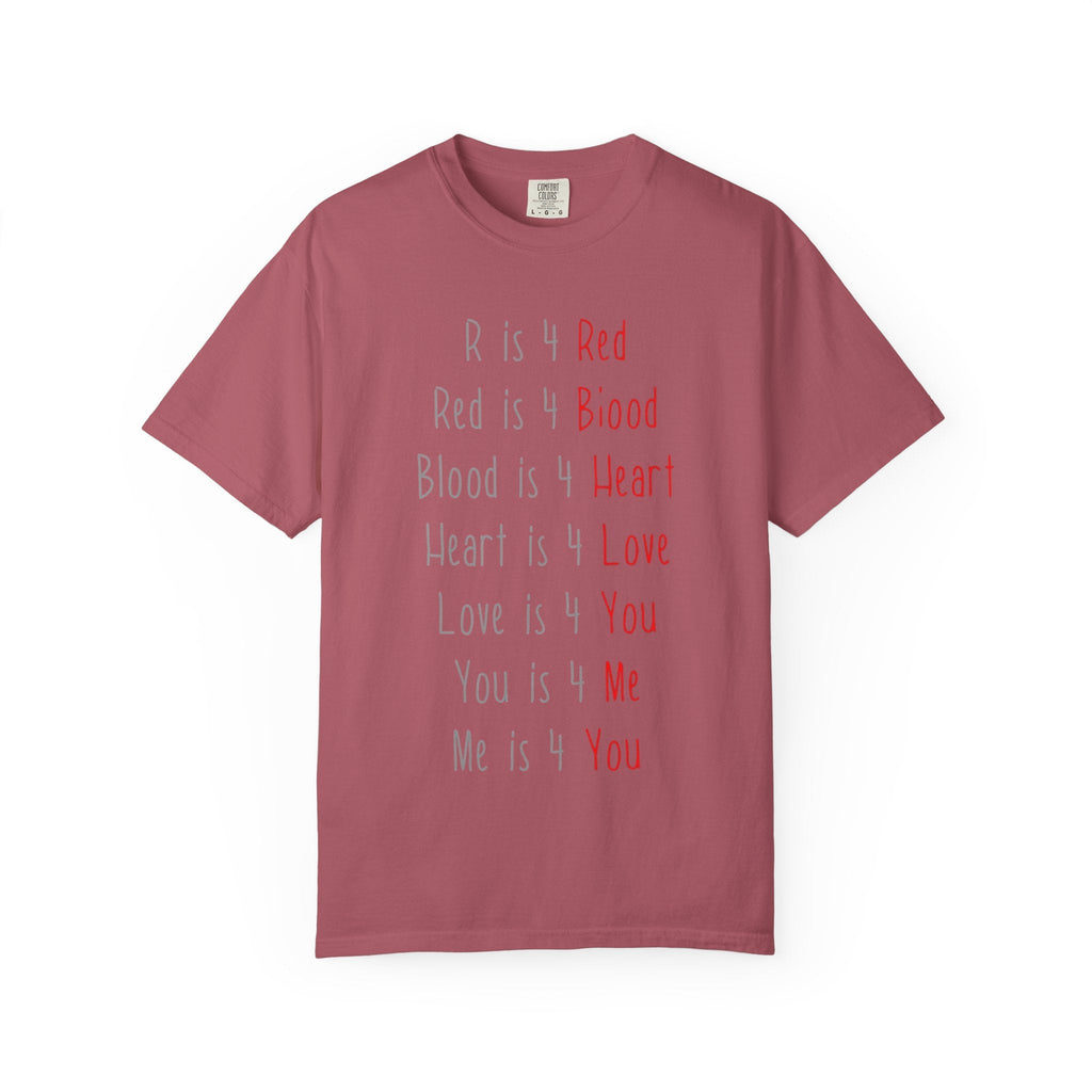 Radiate Positivity Heartfelt Unisex T-Shirt | Love & Connection Design | Gift for Loved Ones, Casual Wear, Valentine's Day, Anniversary, Family Bonding - Metamorphosis Creations