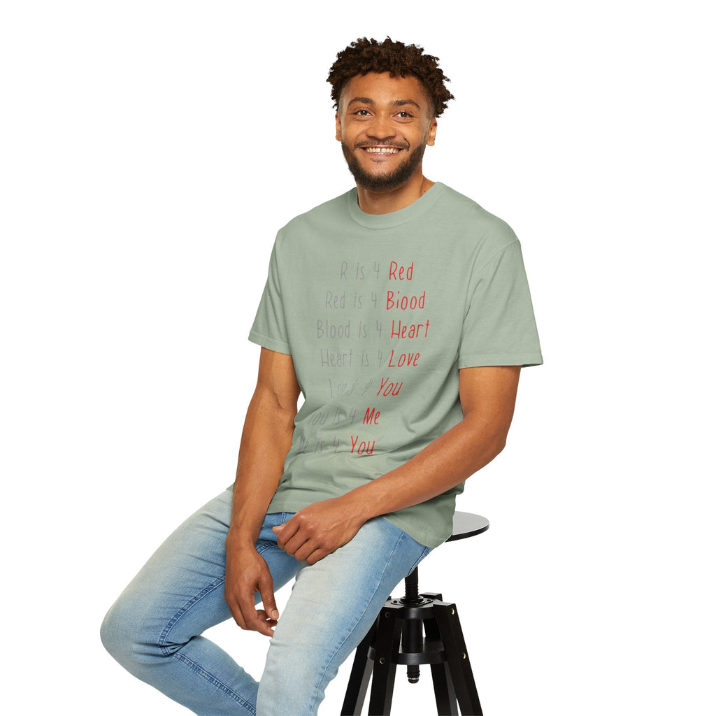 Radiate Positivity Heartfelt Unisex T-Shirt | Love & Connection Design | Gift for Loved Ones, Casual Wear, Valentine's Day, Anniversary, Family Bonding - Metamorphosis Creations