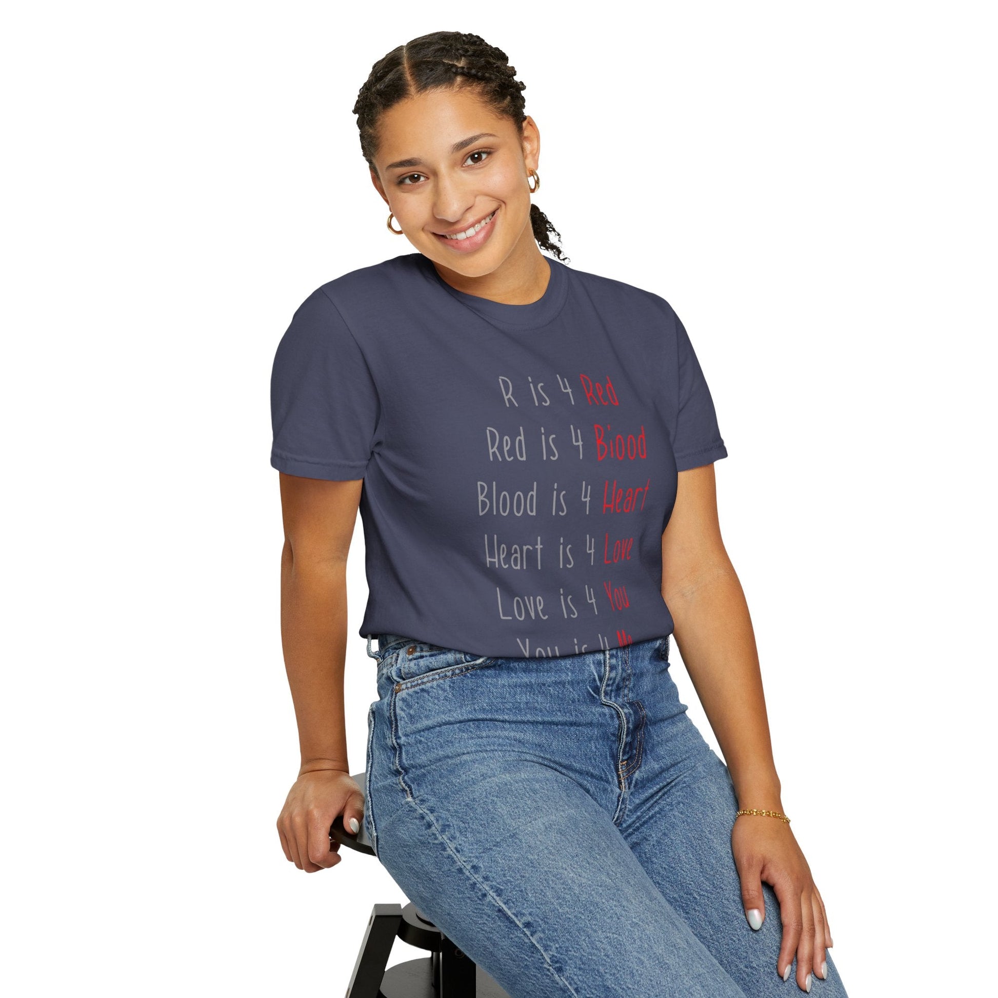 Radiate Positivity Heartfelt Unisex T-Shirt | Love & Connection Design | Gift for Loved Ones, Casual Wear, Valentine's Day, Anniversary, Family Bonding - Metamorphosis Creations