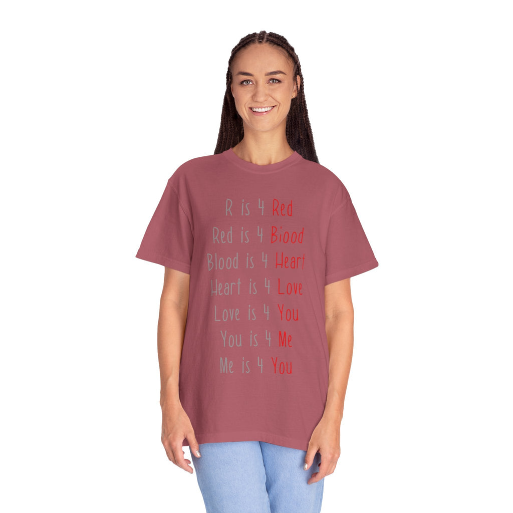 Radiate Positivity Heartfelt Unisex T-Shirt | Love & Connection Design | Gift for Loved Ones, Casual Wear, Valentine's Day, Anniversary, Family Bonding - Metamorphosis Creations